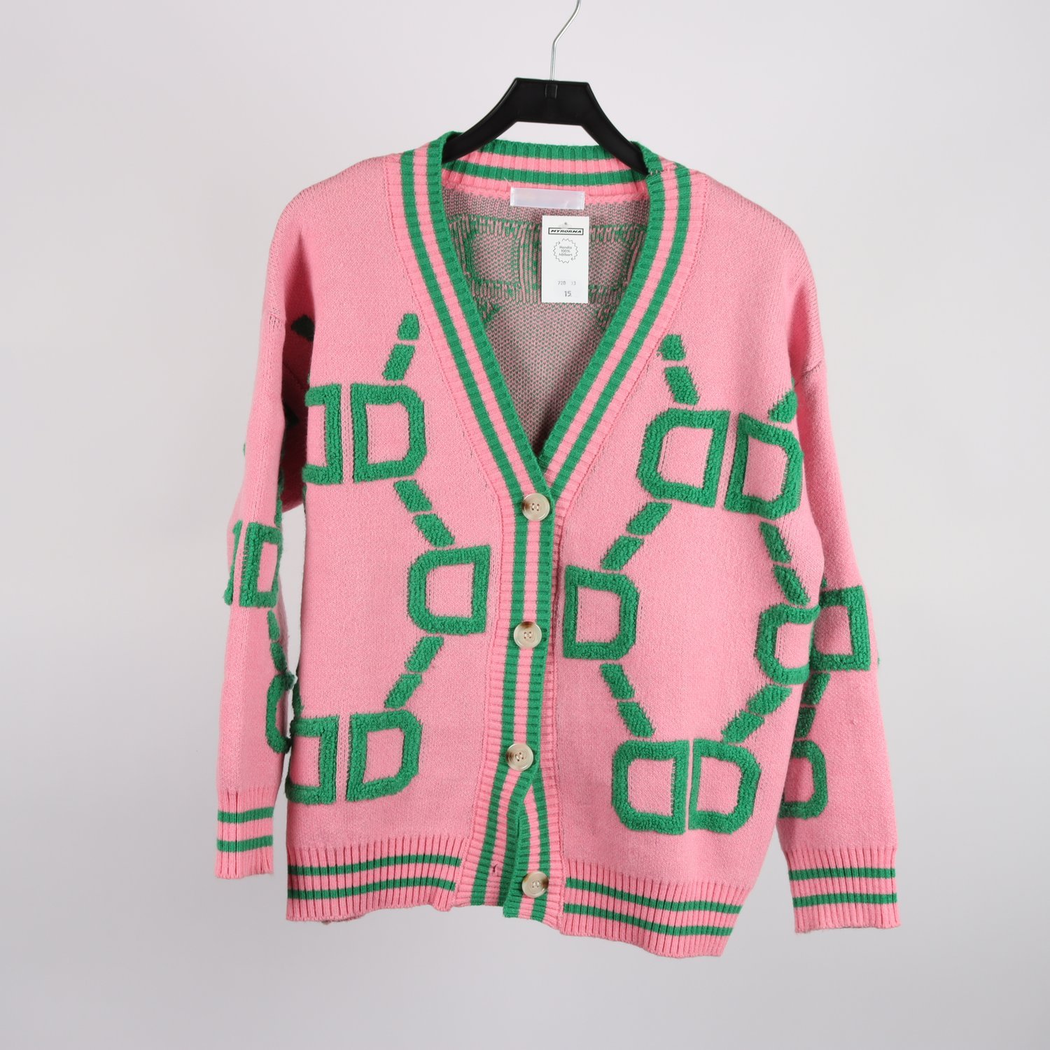 Kofta, Okänd märke, mönstrad, stl. (XL)