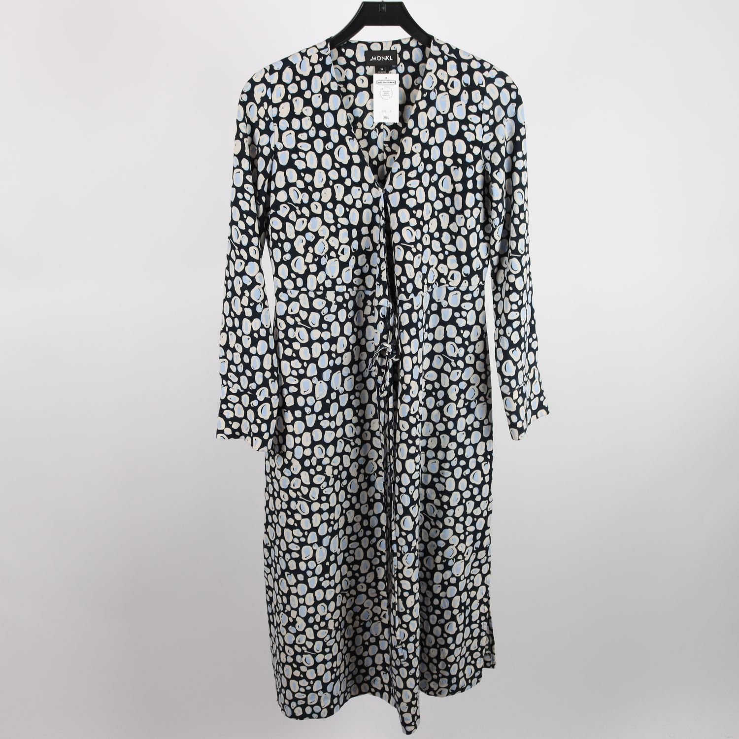 Klänning, Monki, mönstrad, stl. 34