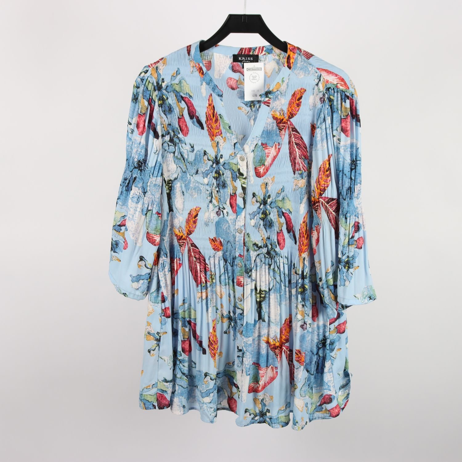 Blus, Kriss of Sweden, mönstrad, stl. XL