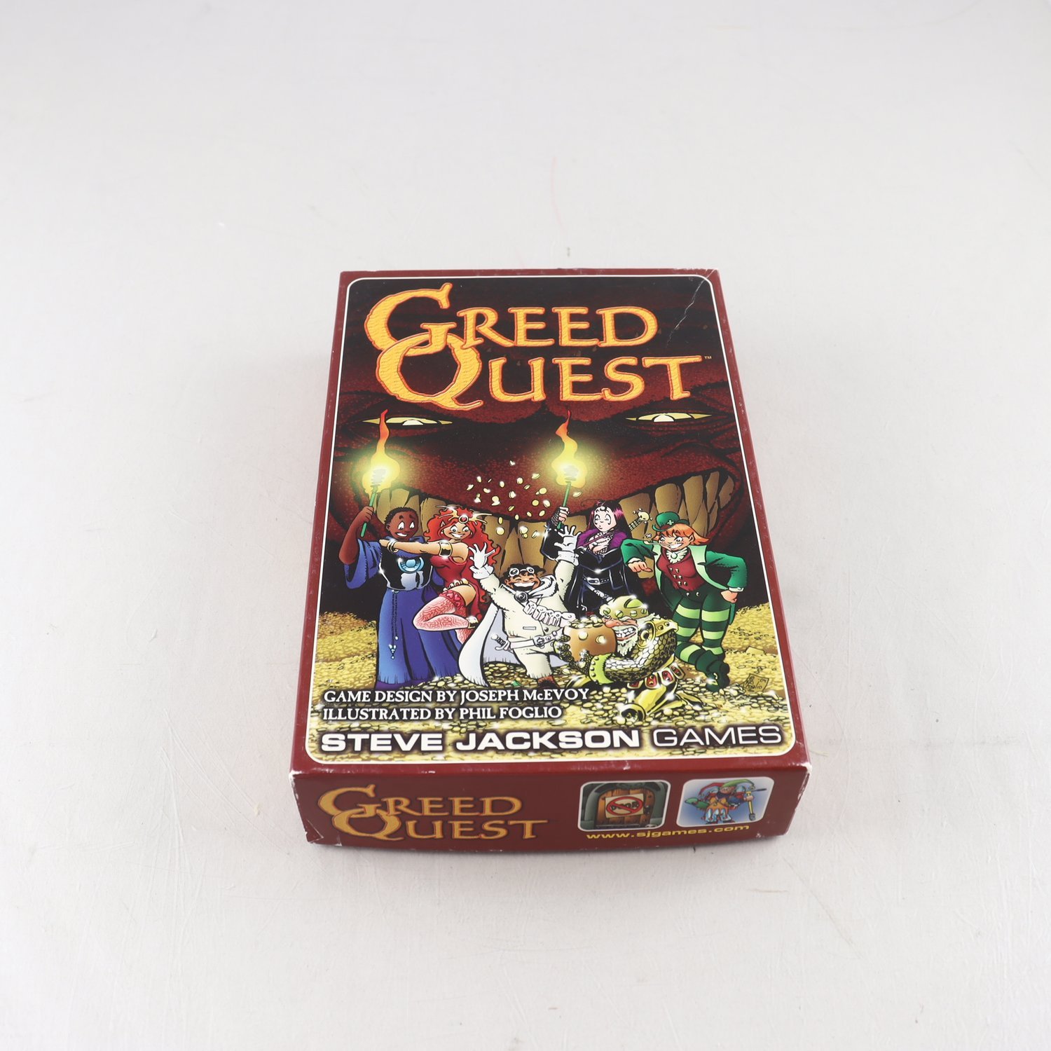 Spel, Greed quest, steve jackson.