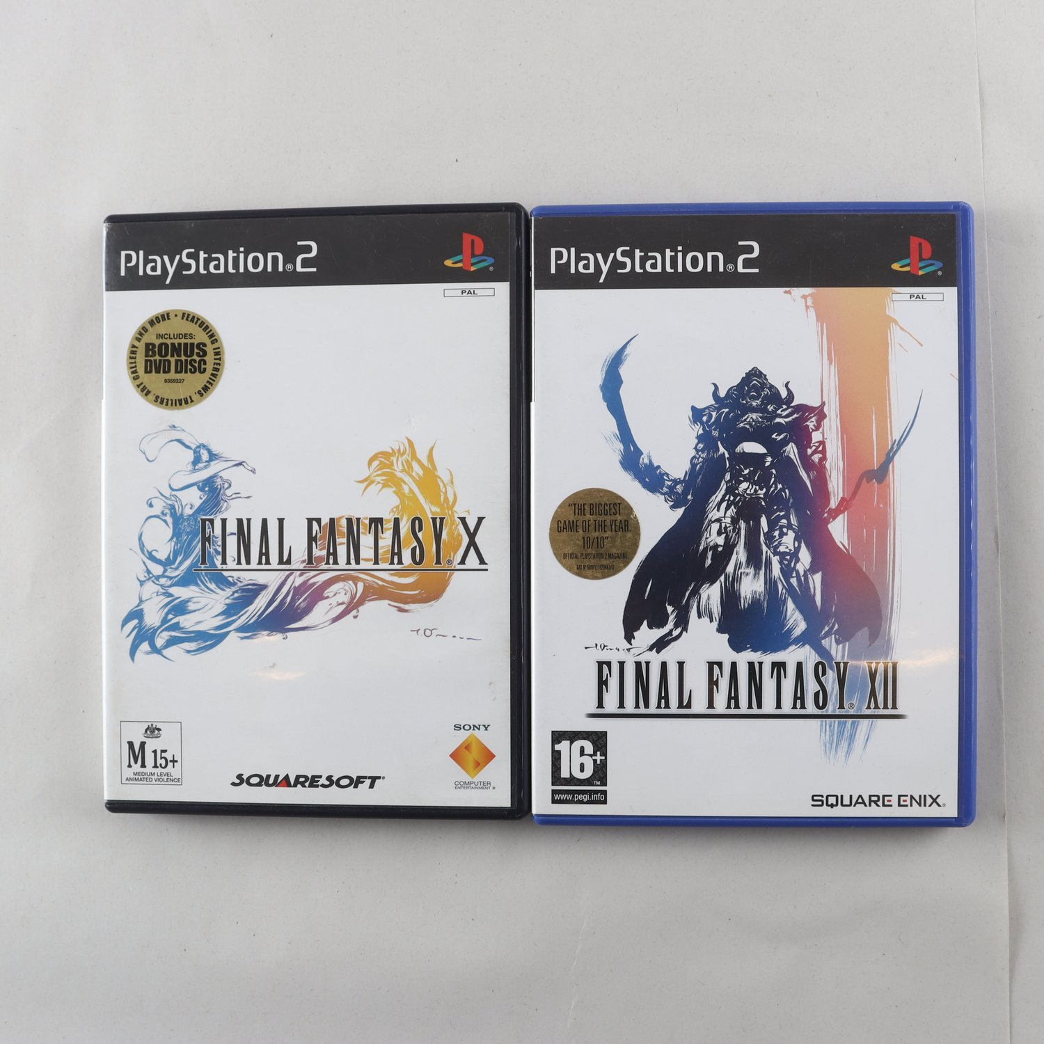 Spel Final Fantasy, X & XII, PlayStation 2