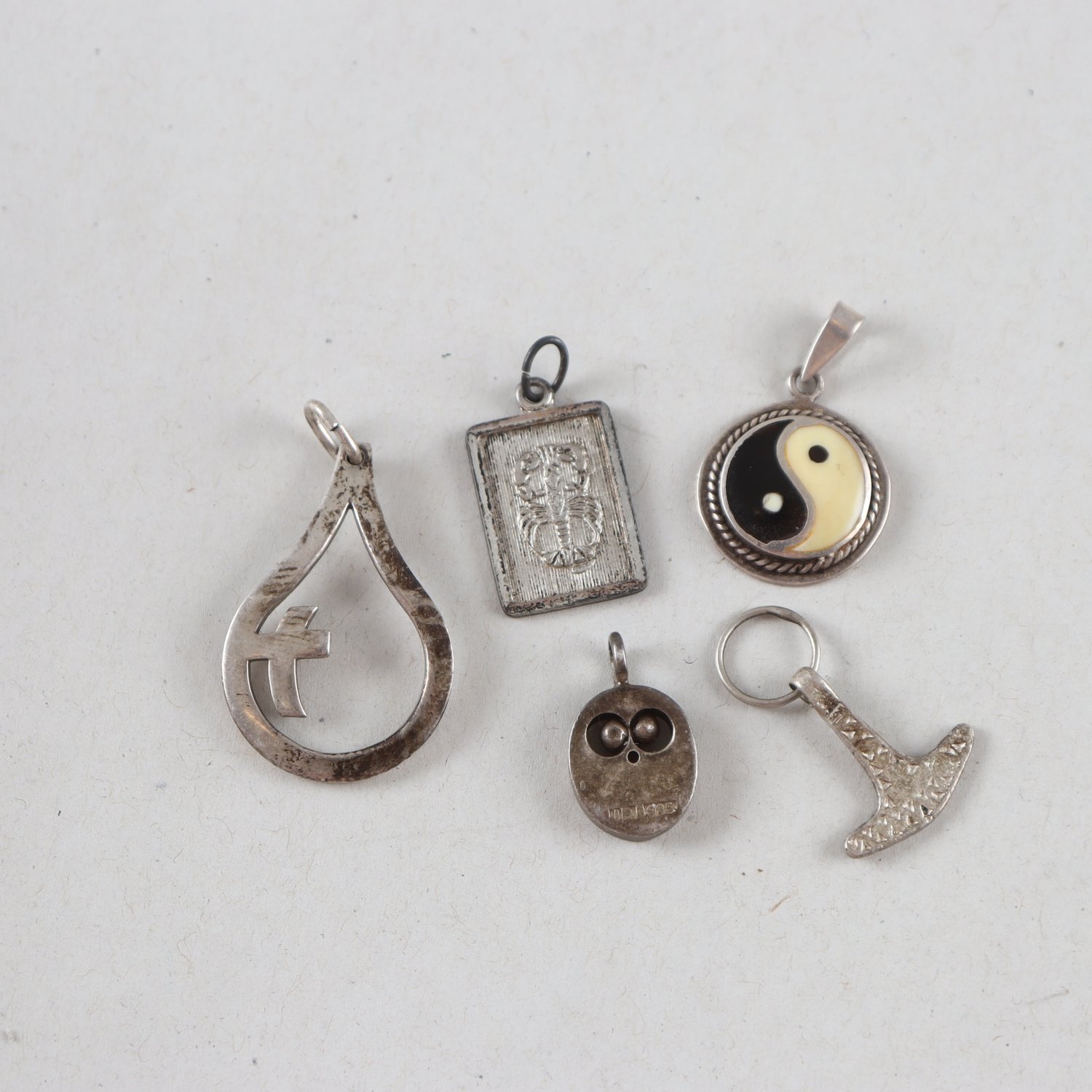 Hängsmycken, Silver, 5st, Brv: 13,4g