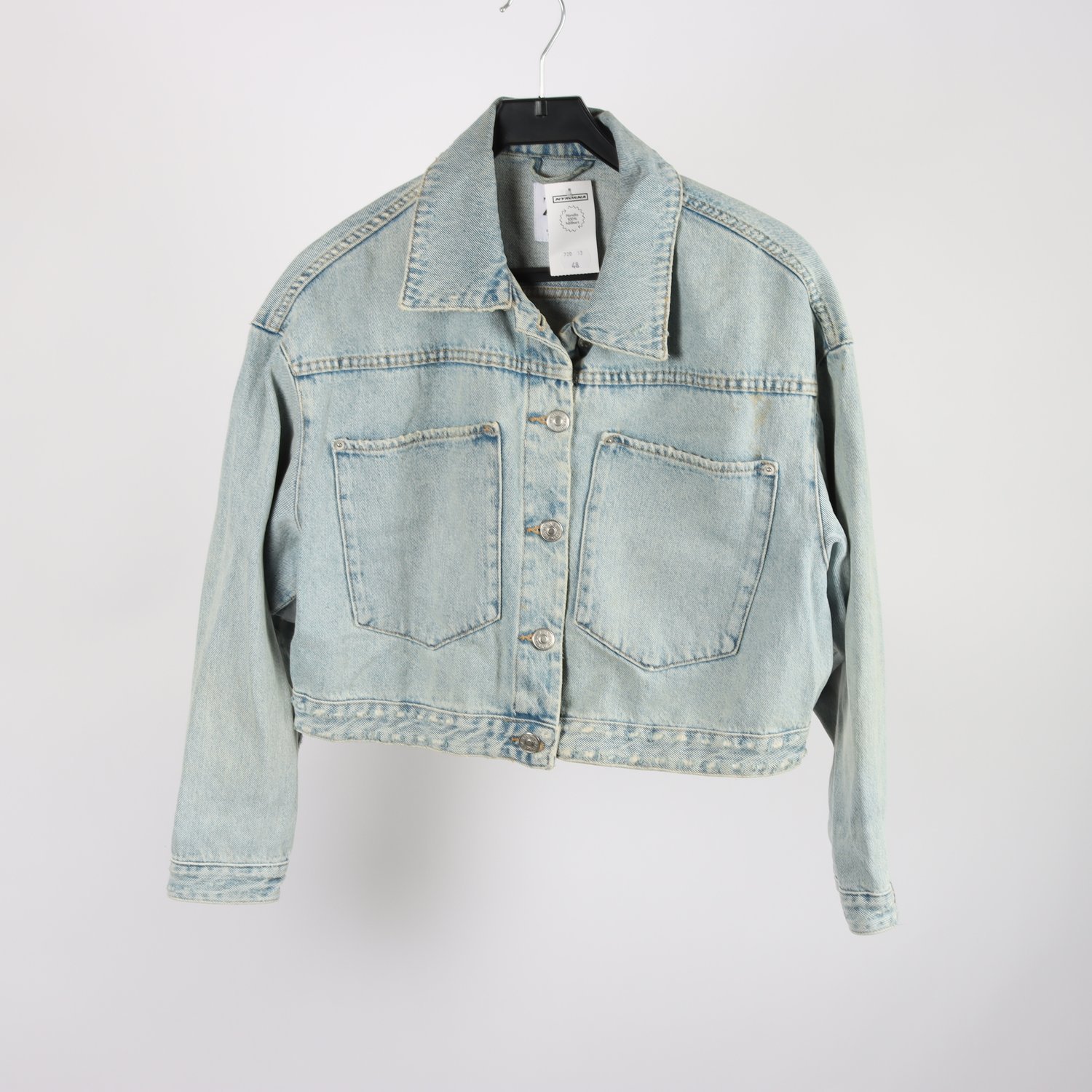 Jeansjacka, Zara, blå, stl. S