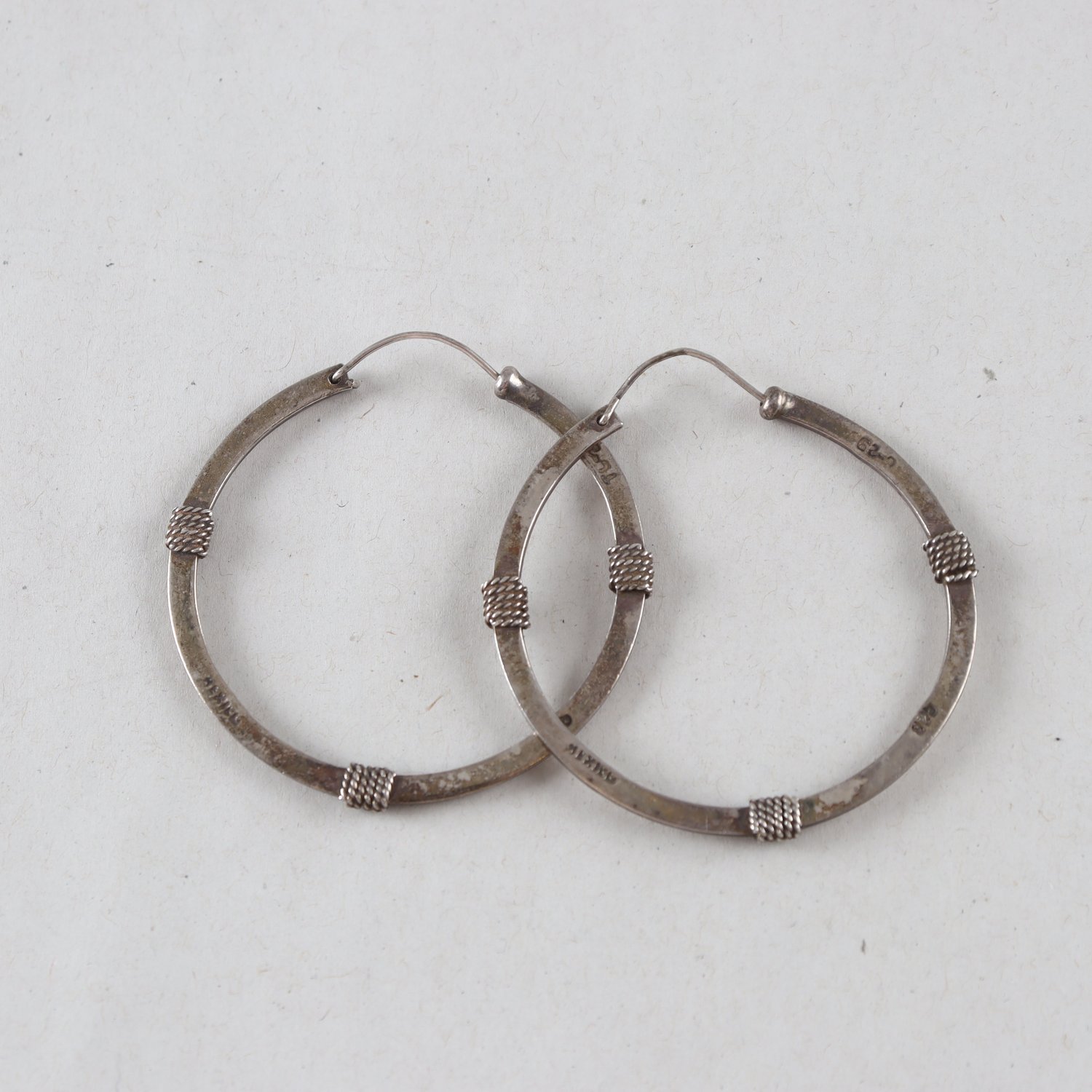 Örhängen, Silver, Vikt: 11,9g