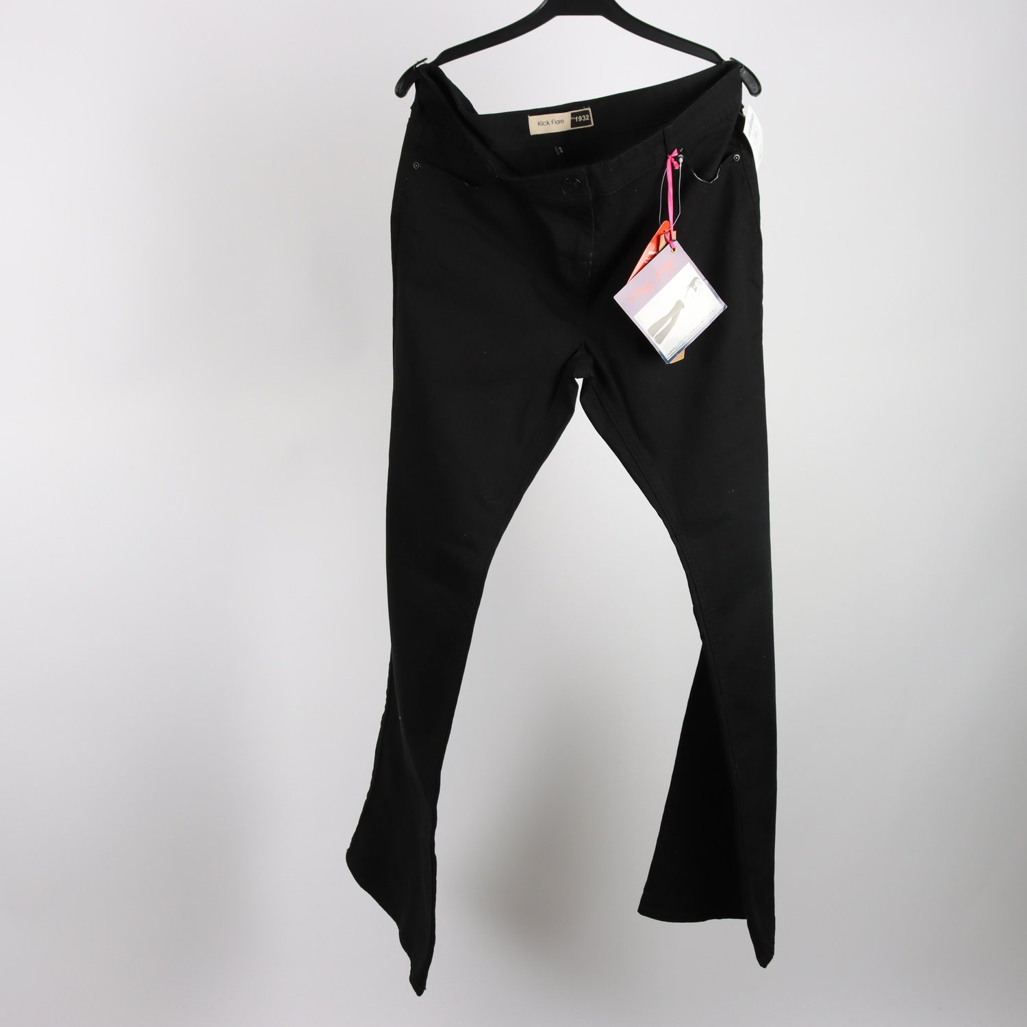 Jeans, Kick Flare, svart, stl. XL