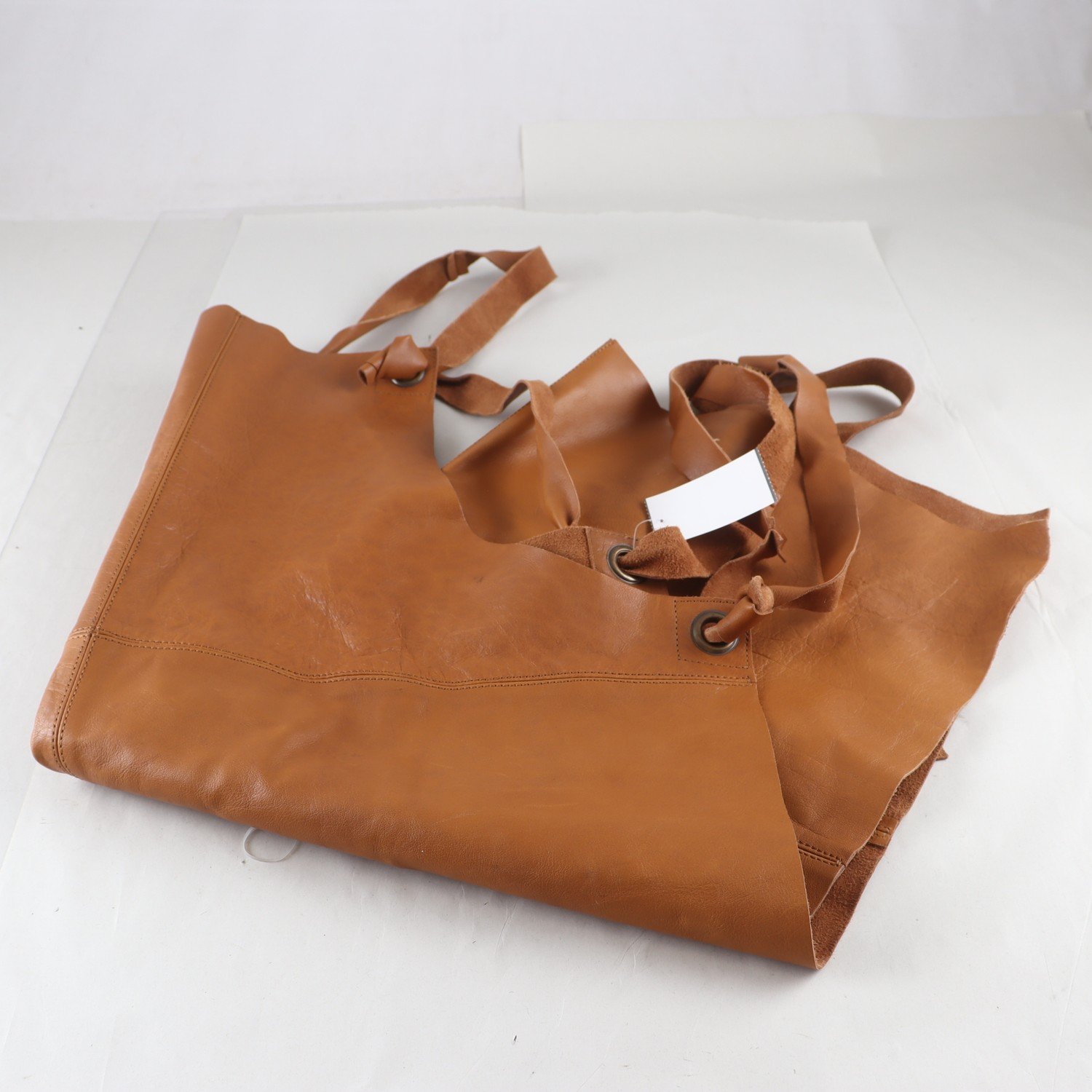 Skinnförkläde, ICA Selection, brun, stl. One Size