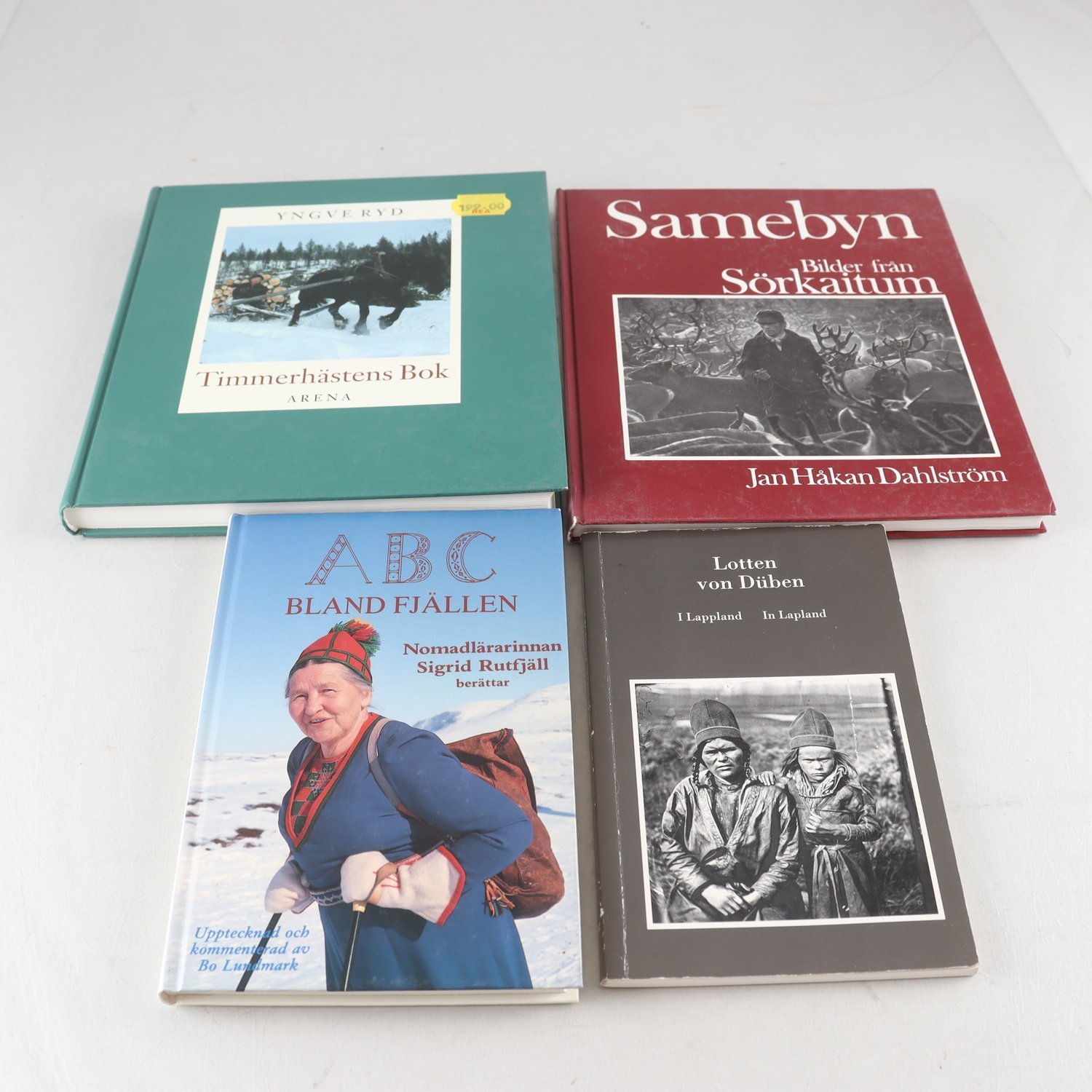 Samisk kultur och lappländsk historia, bokpaket med 4 volymer