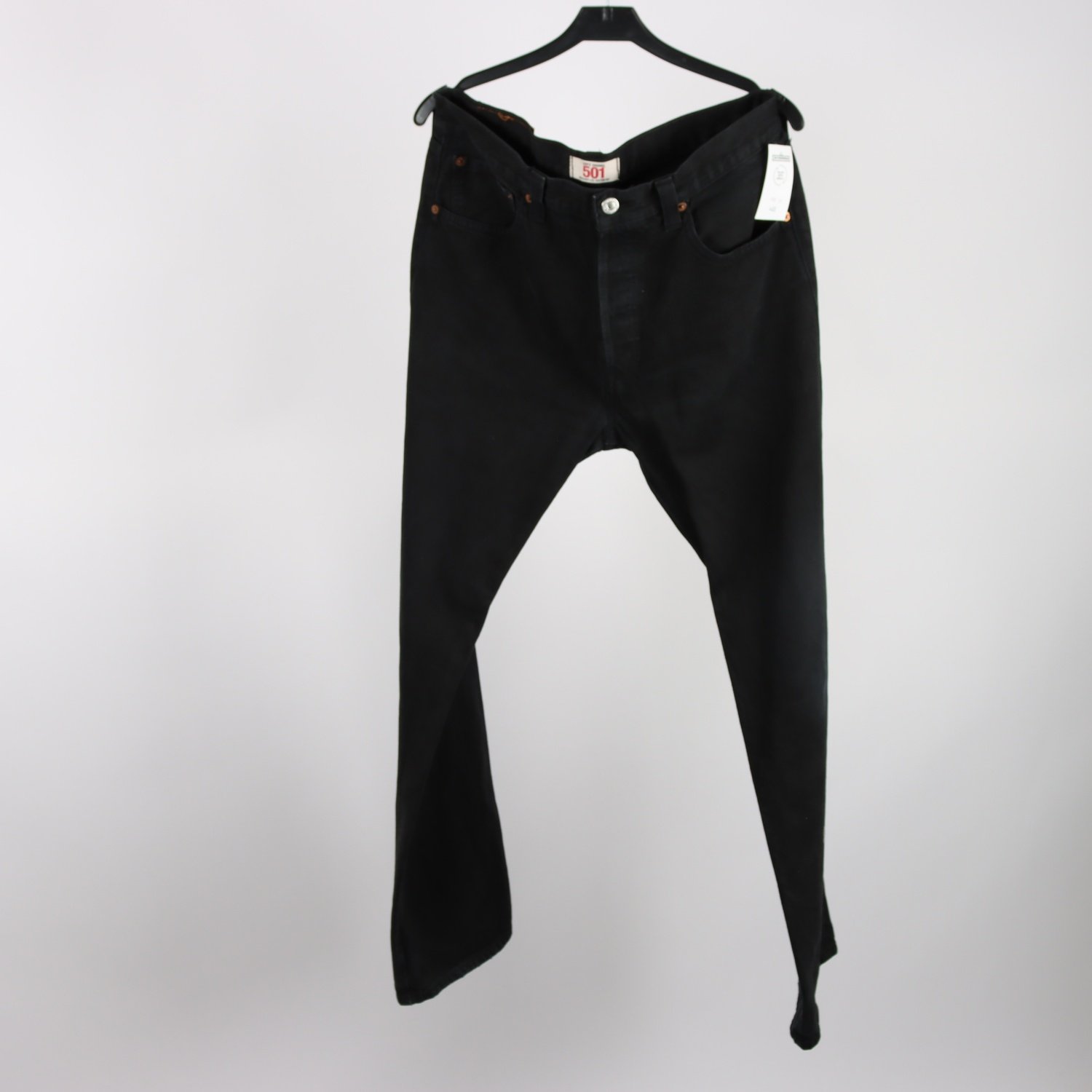 Jeans, Levi´s 501, svart, stl. W: 34″ L: 32″