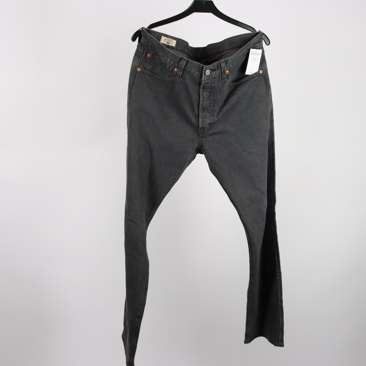 Jeans, Levi´s 501, grå svart, stl. W: 32″ L: 32″