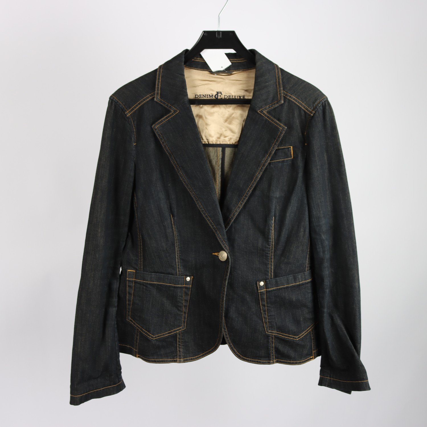 Denim Kavaj, Esprit Denim Deluxe, svart, stl. 42