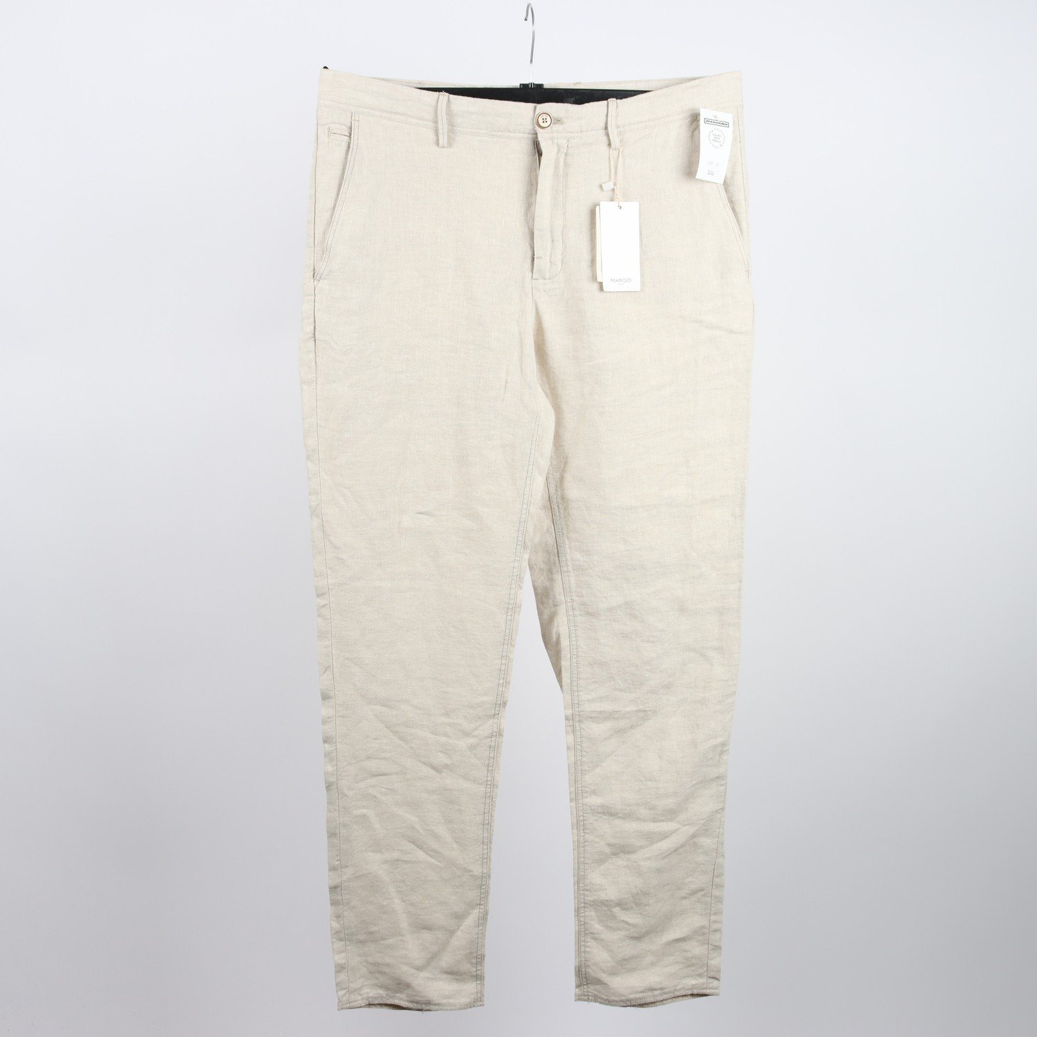 Byxor, Mango Man, beige, stl. 42 (W: 32″)