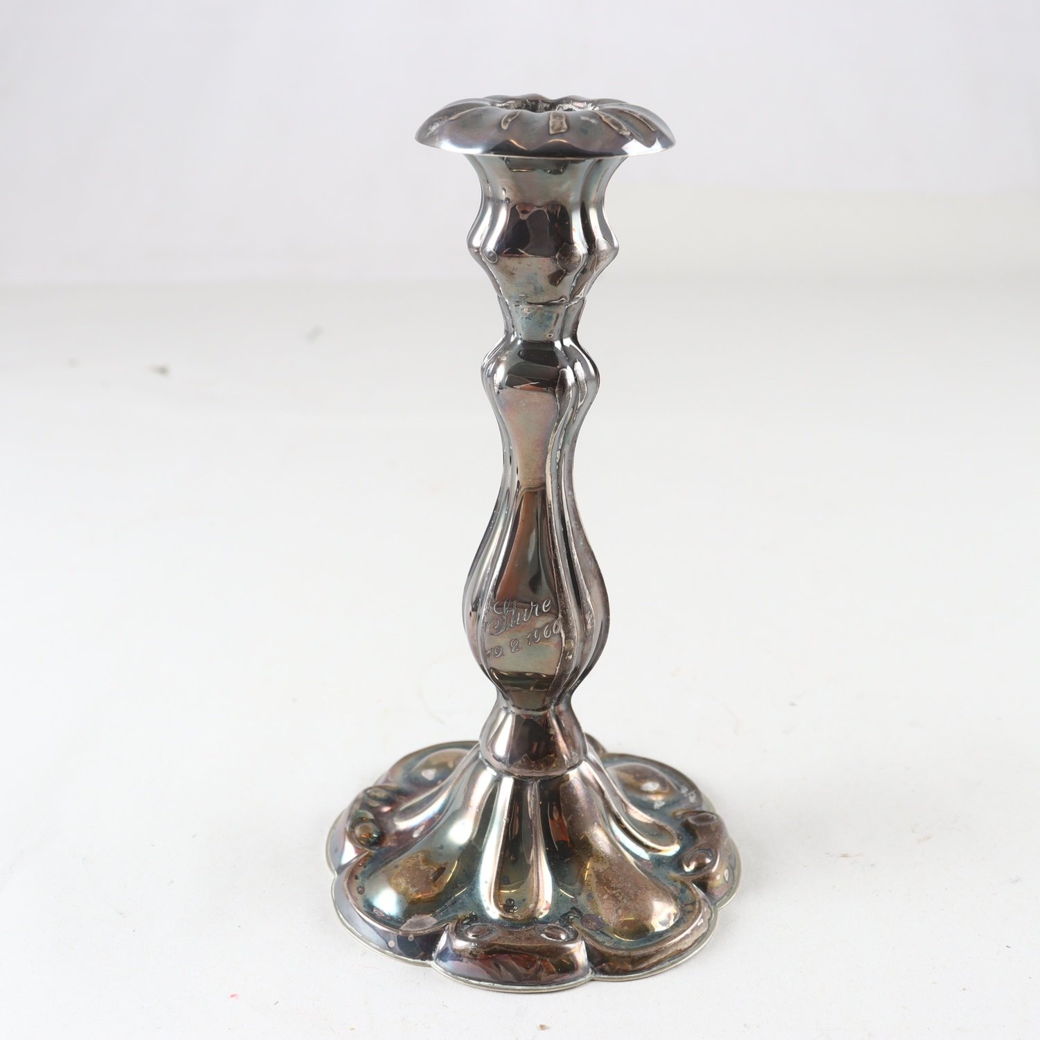 Ljusstake, silver, Tavastehus, Finland, 1957