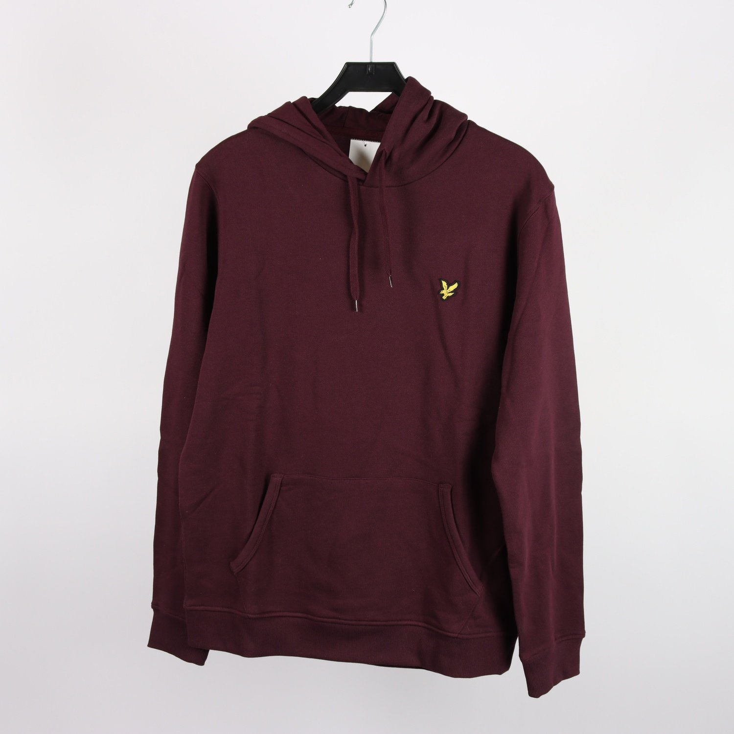 Hoodie, Lyle & Scott, plommon, stl. L