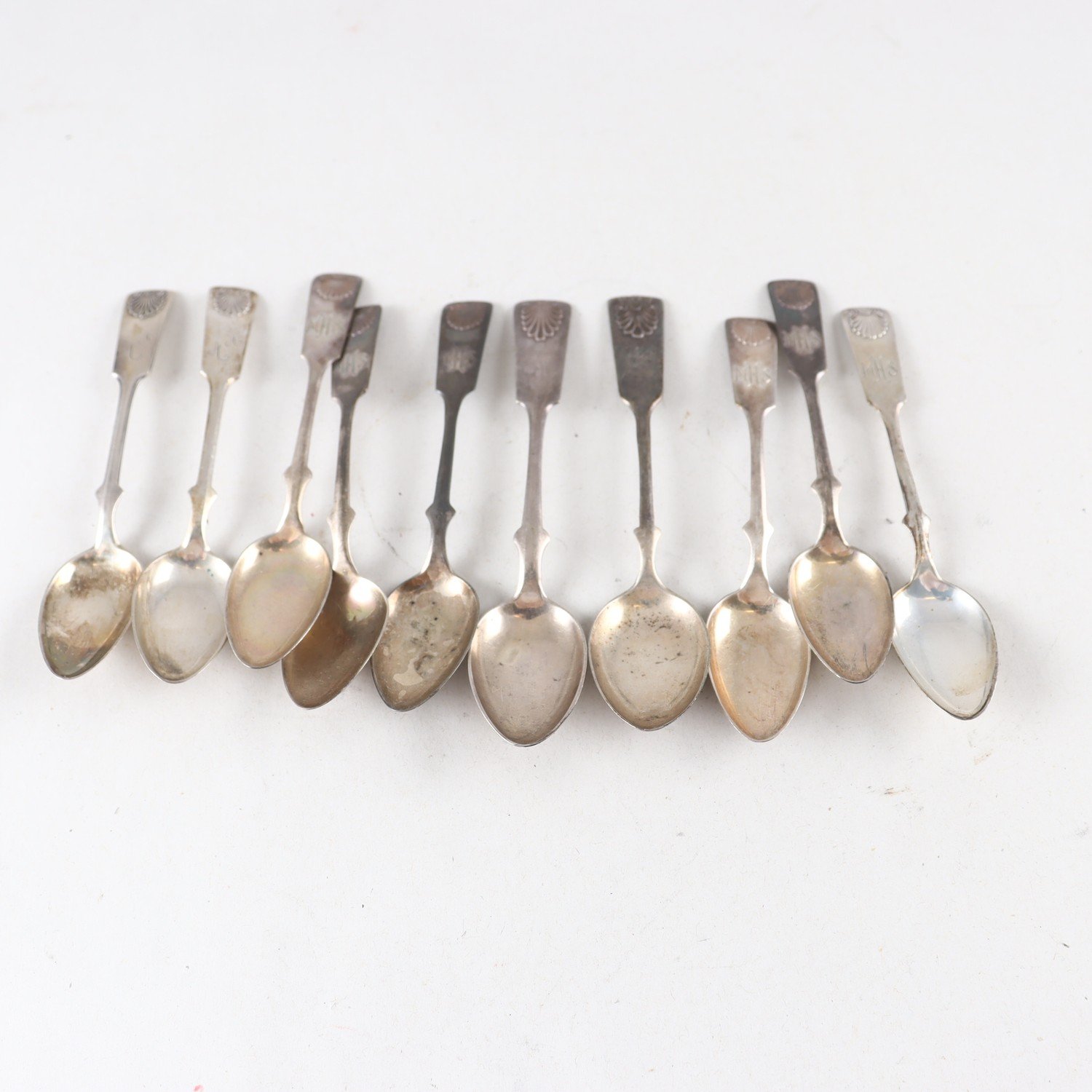Kaffeskedar, silver, Auran Kultaseppä OY, Åbo, 1952