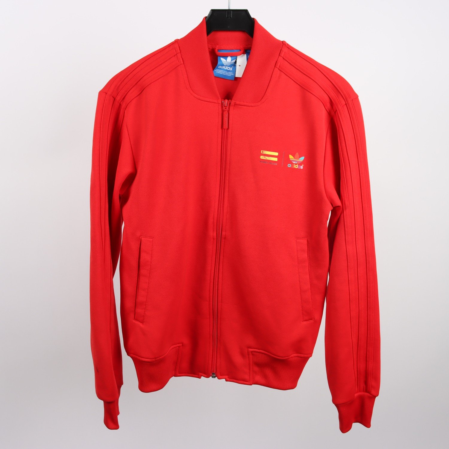 Sportjacka, Adidas Pharrell Williams, röd, stl. XS