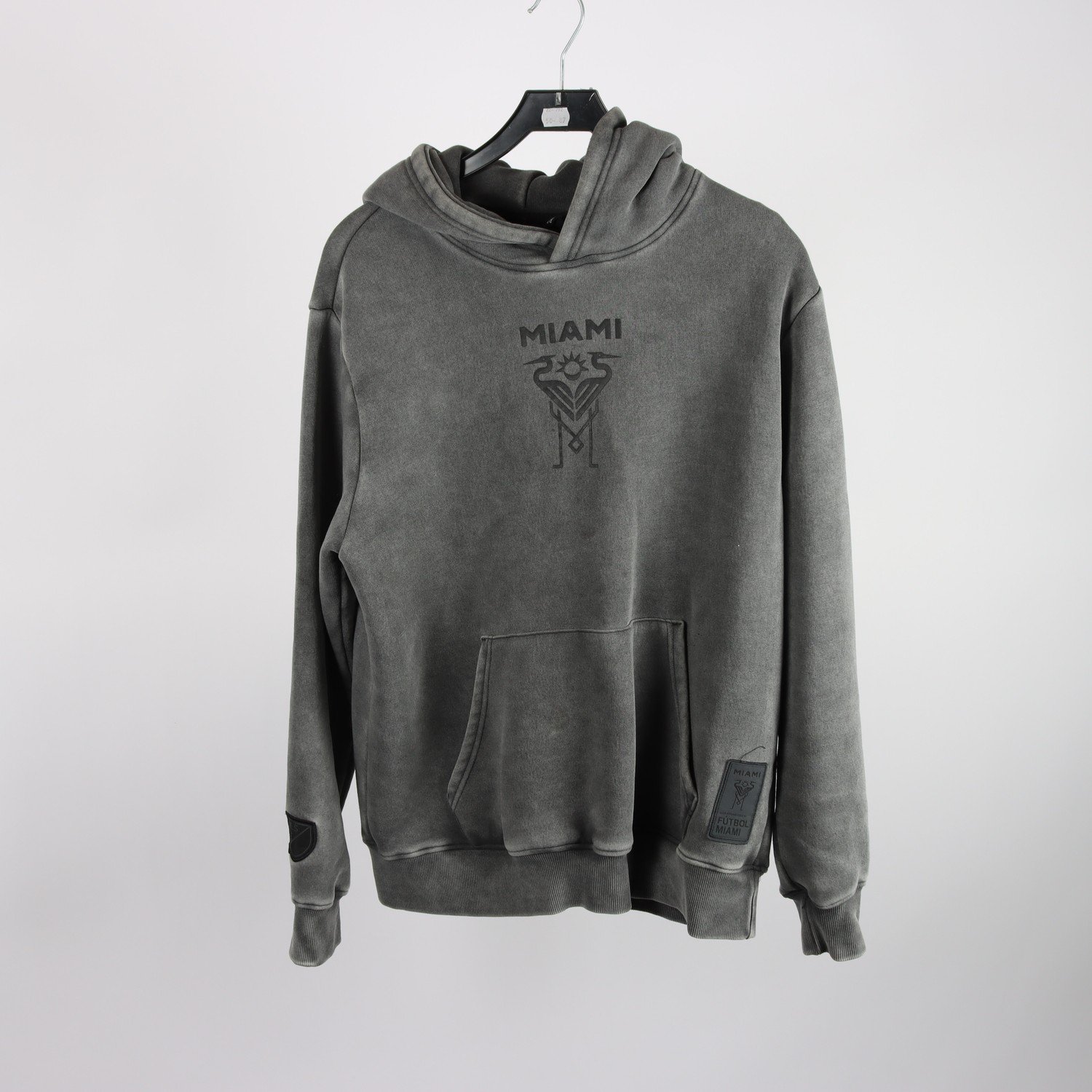 Hoodie, MLS Miami, grå, stl. M