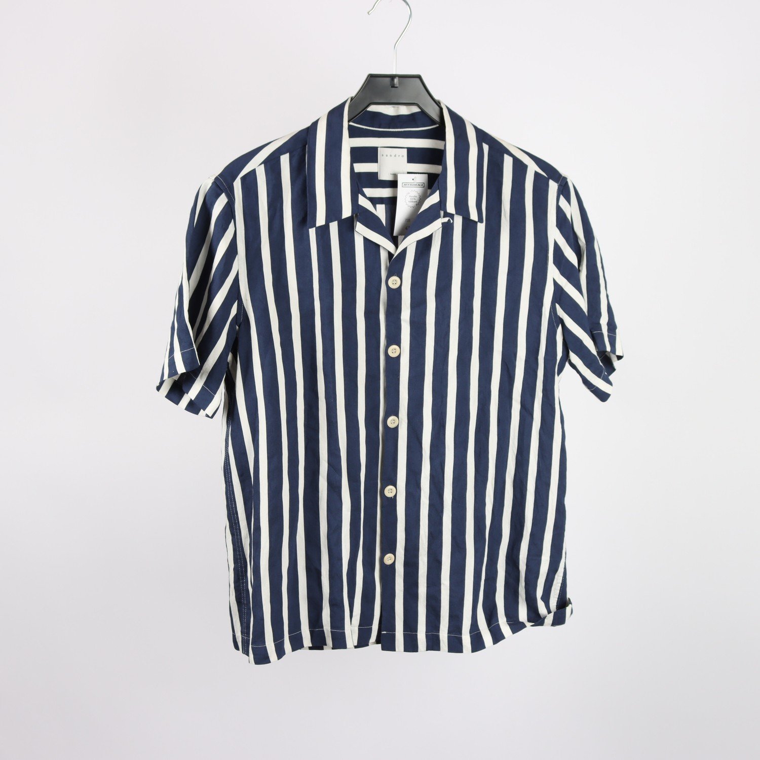 Skjorta, Sandro Paris, randig, stl. XL
