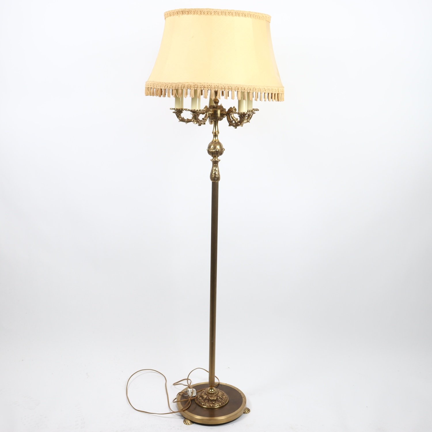 Golvlampa, Mässing. Endast avhämtning