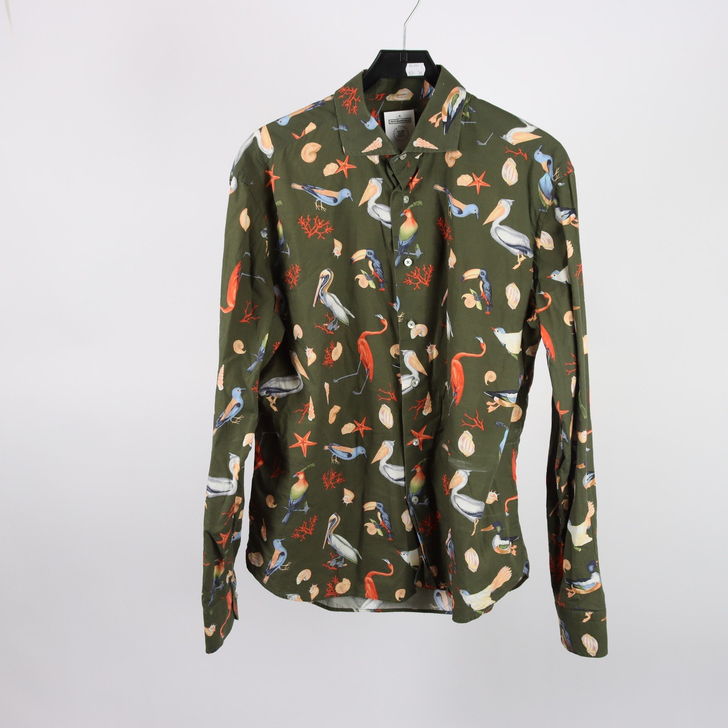 Skjorta, La Chemise, mönstrad, stl. 43 (XL)