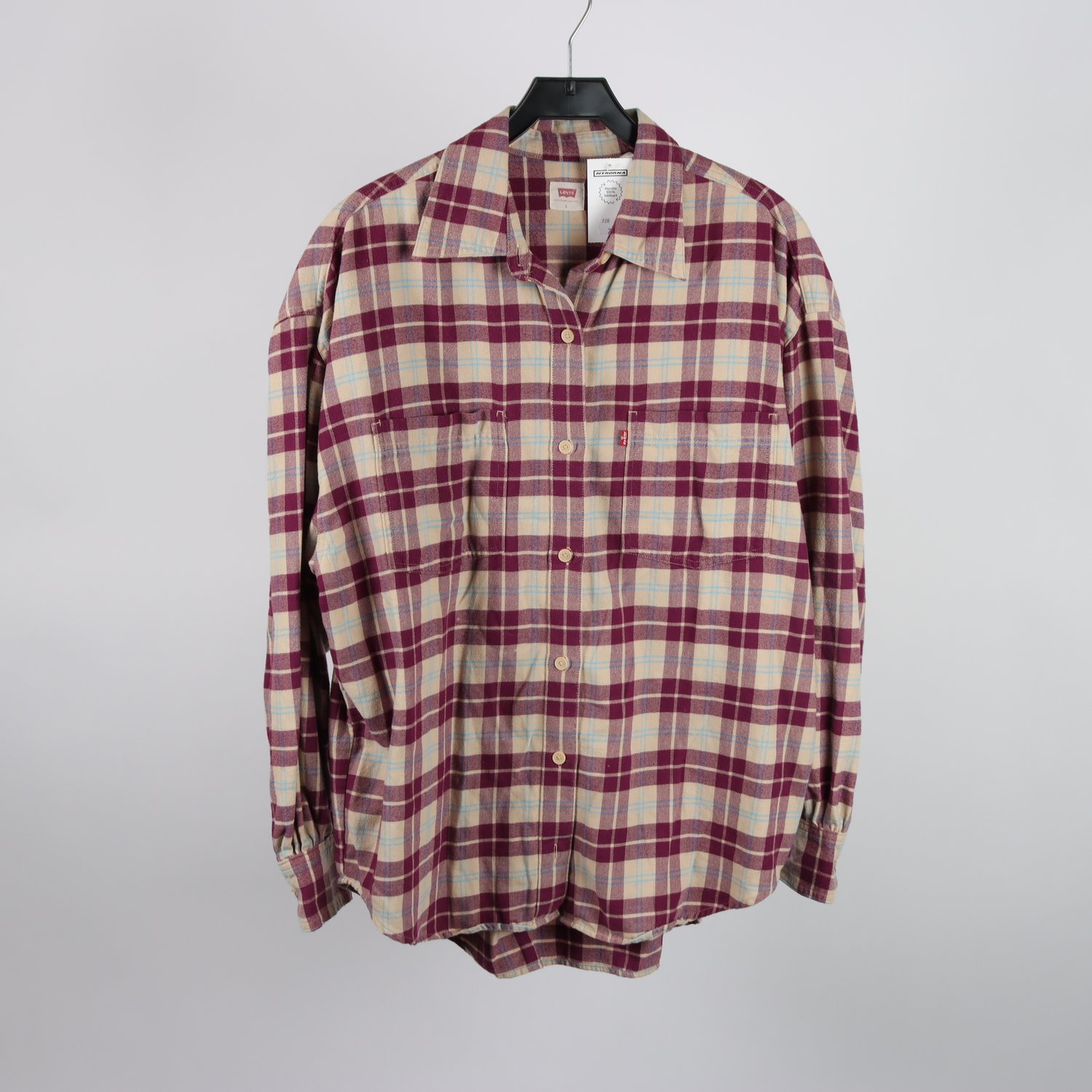 Blus, Levi´s, rutig, stl. L