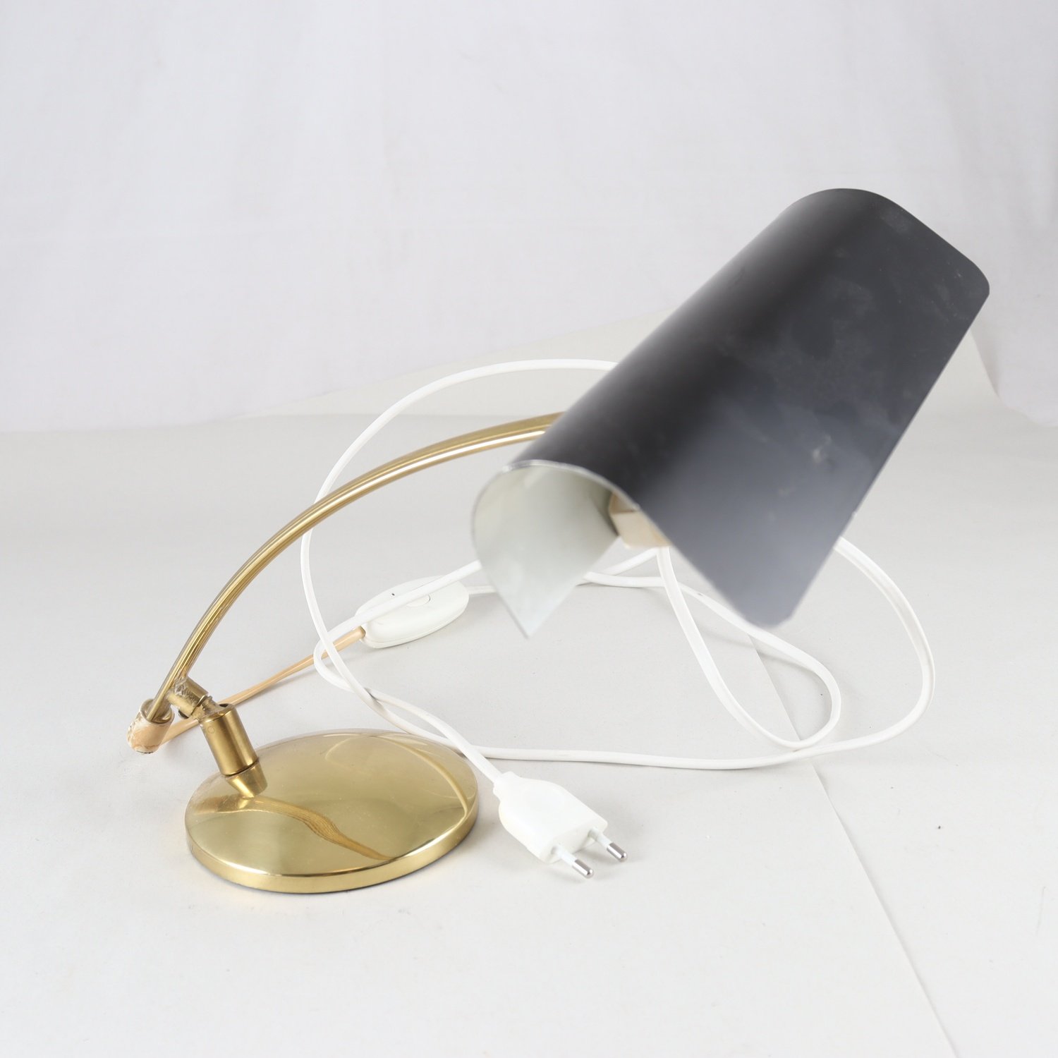 Bordslampa/Pianolampa, Mässing. Samfraktas ej