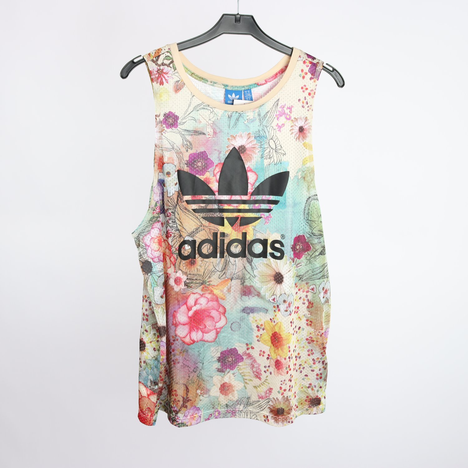 Linne, Adidas, blommig, stl. M