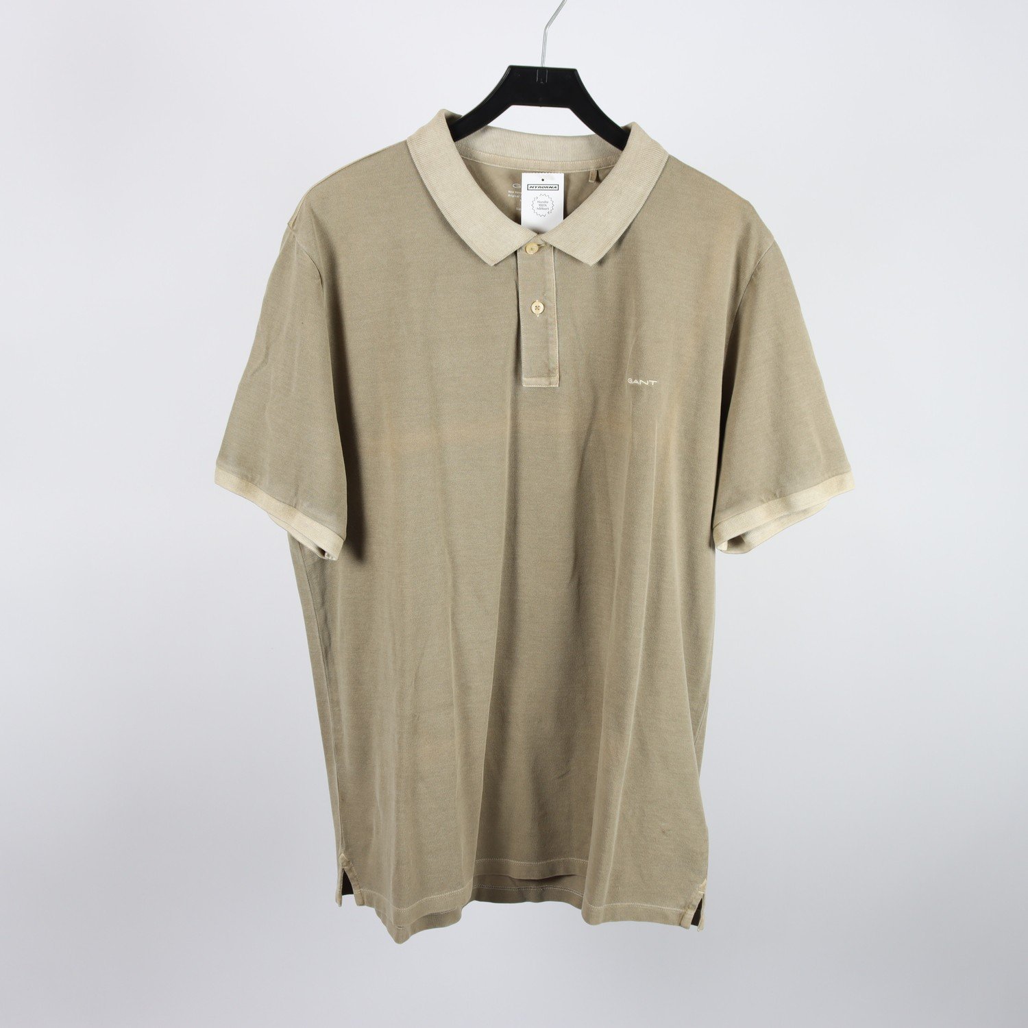 Pikétröja, Gant, khaki, stl. XXL