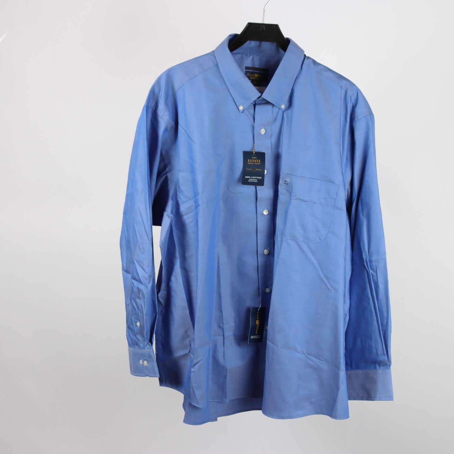 Skjorta, Club Room, blå, stl. 18 1/2 (XXL)