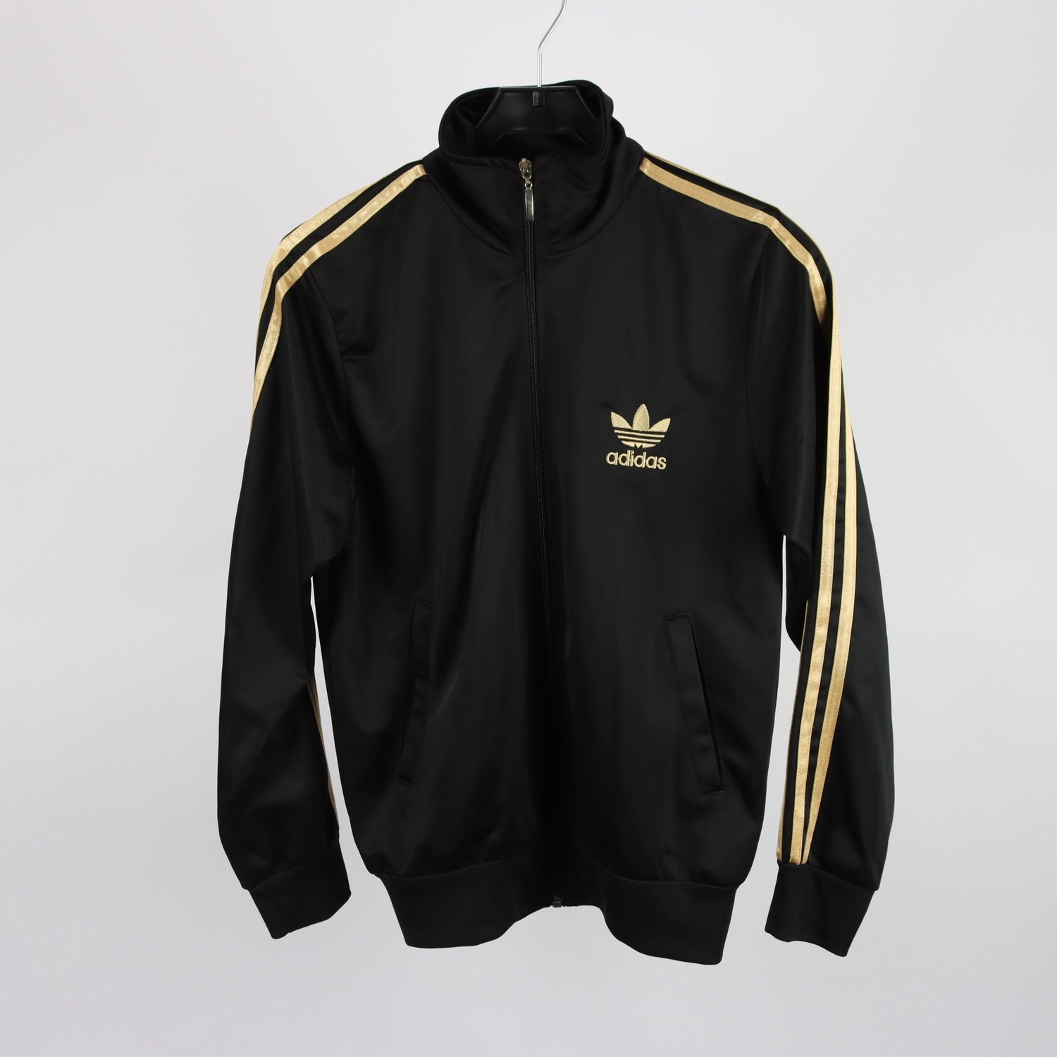 Sportjacka, Adidas, svart, stl. S