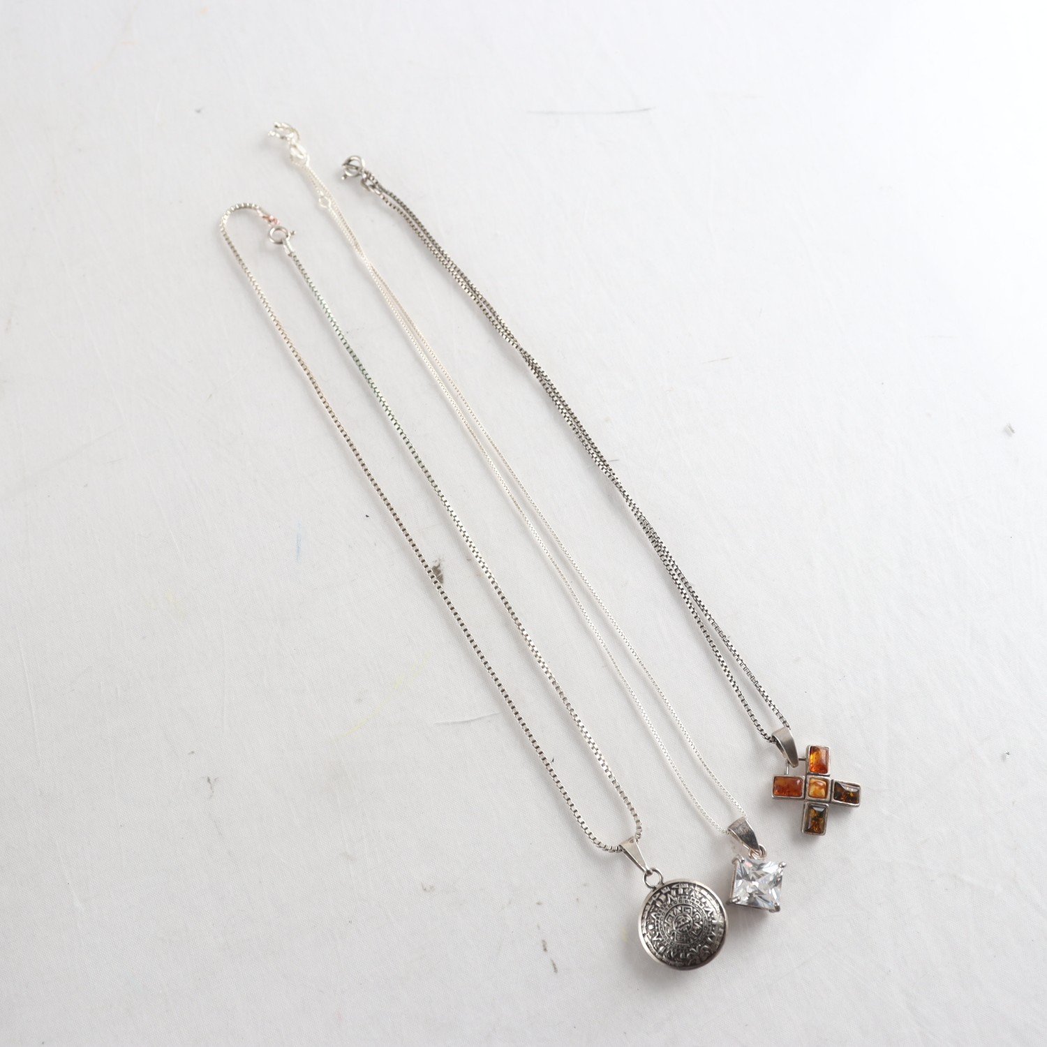 Veneziakedjor & Hängen, Silver, 3st, Brv: 19,6 g