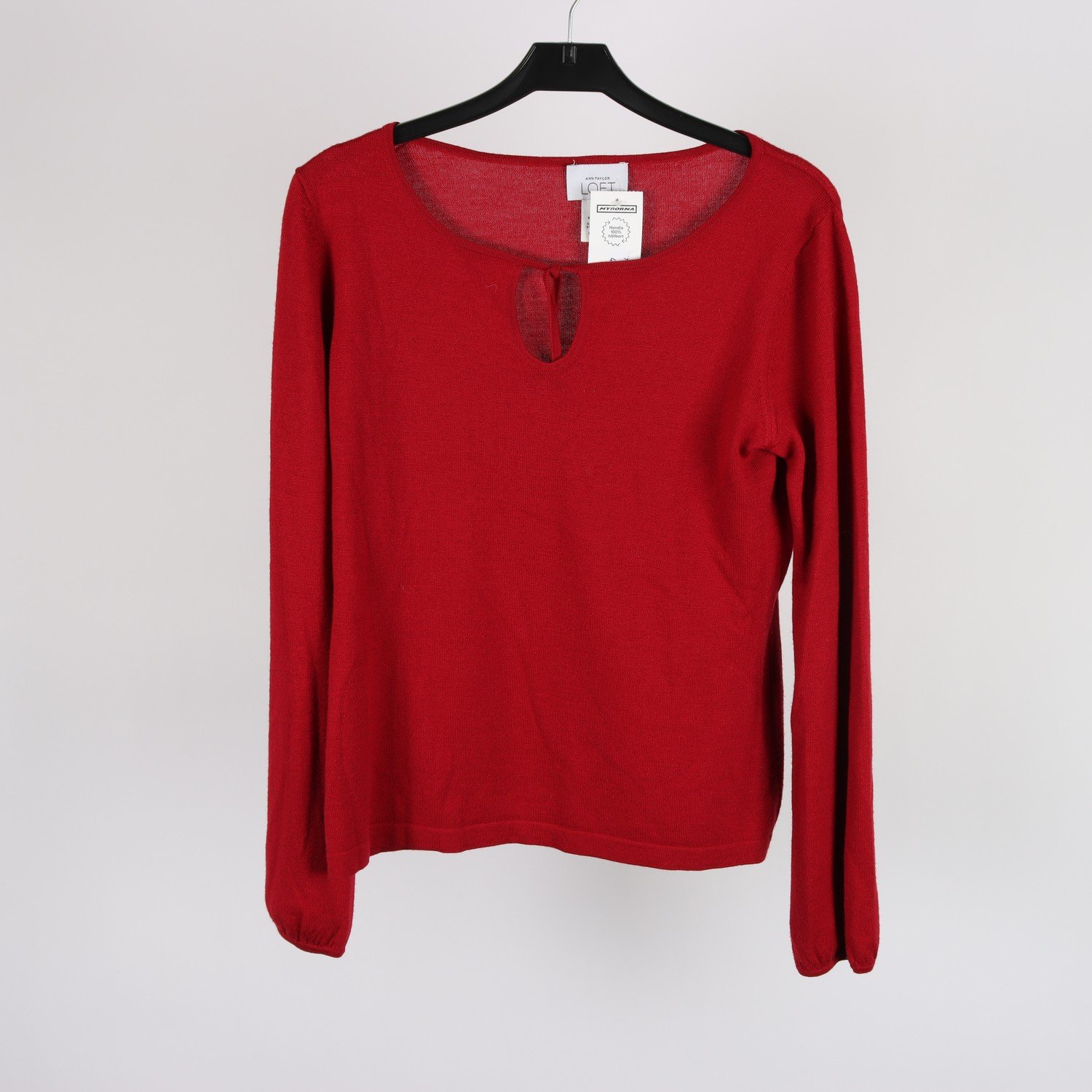 Tröja, Loft, röd, ull, cashmere, stl. M.