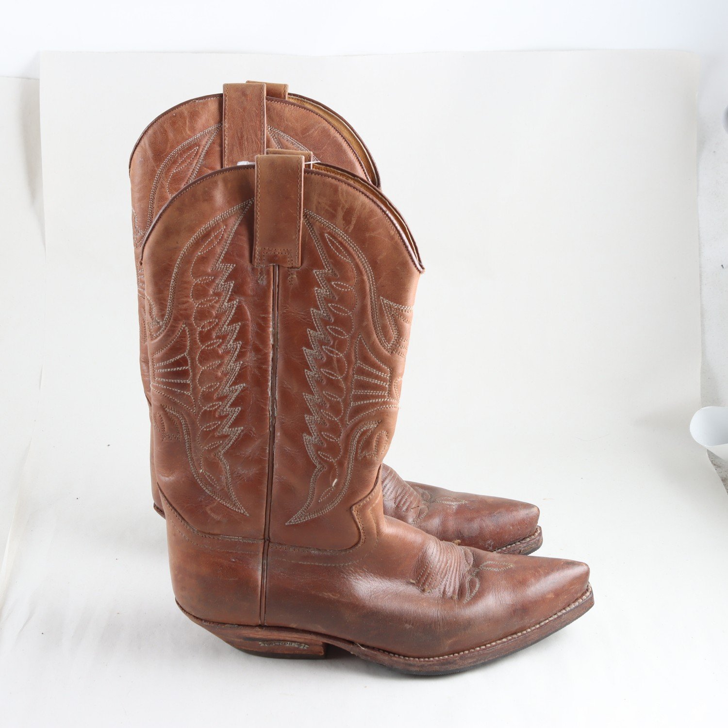 Boots, Sendra, western, läder, stl. 40