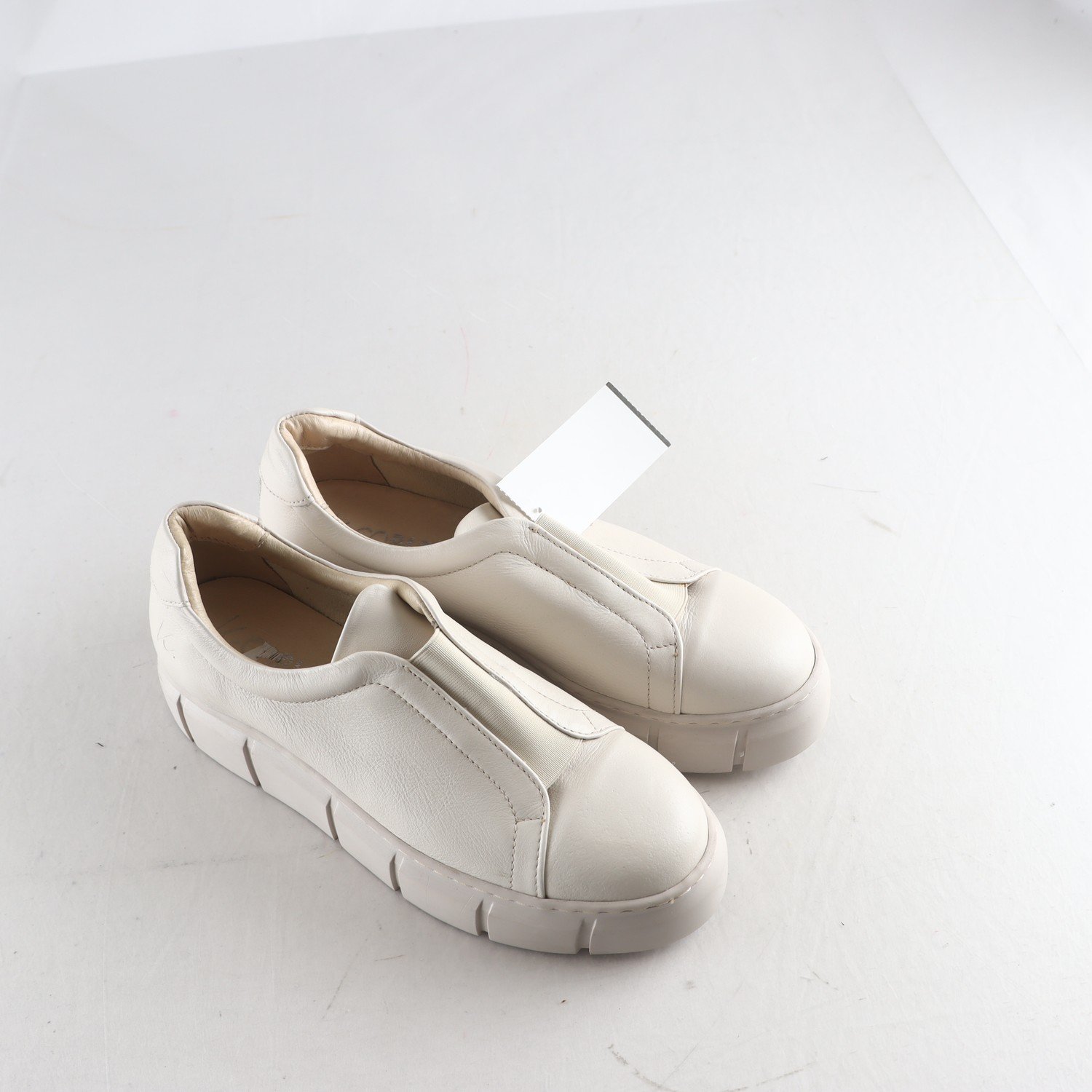 Sneakers, Cobler, benvit, skinn, stl. 38.