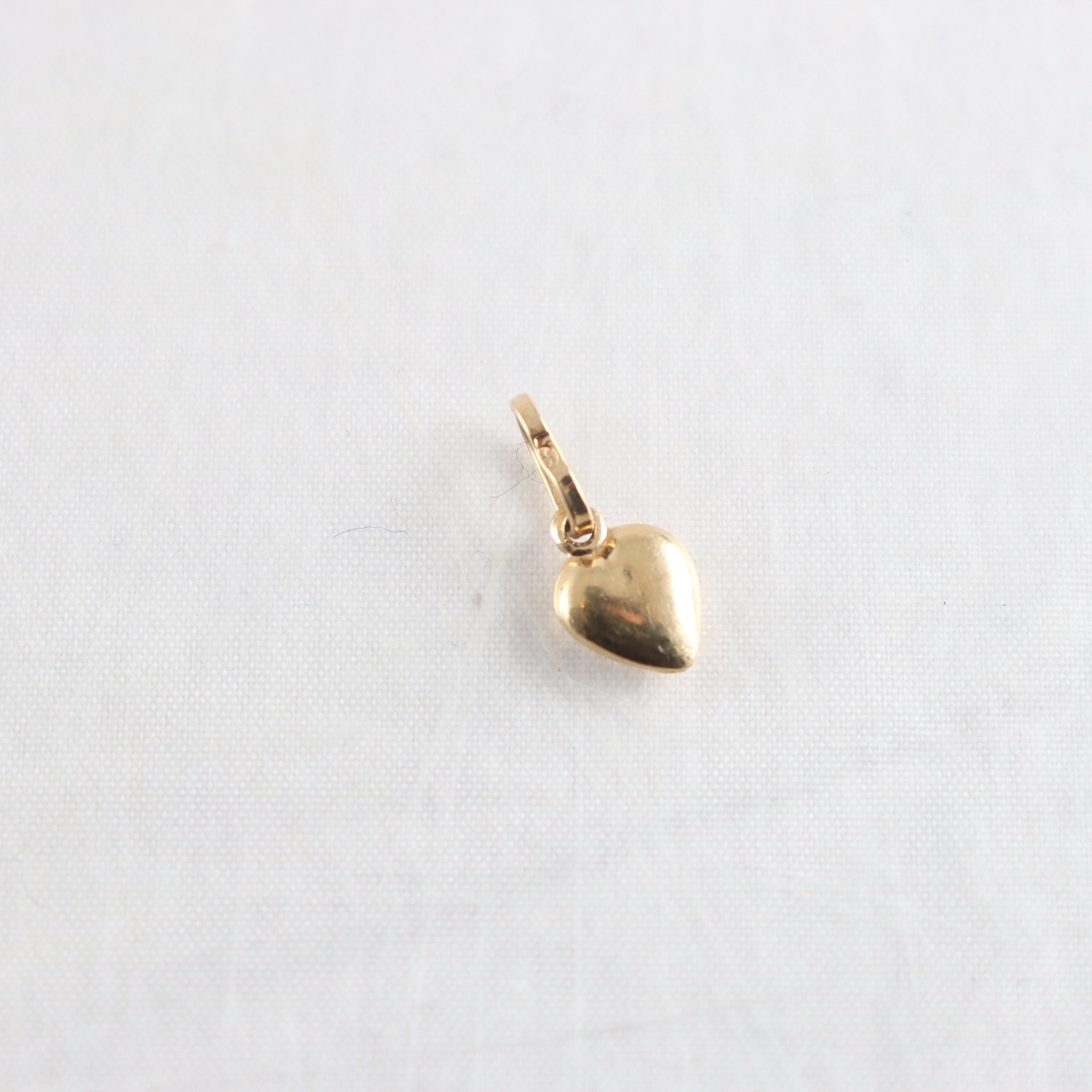 Hänge, Guld 18k, Hjärta, Vikt: 0,6 g