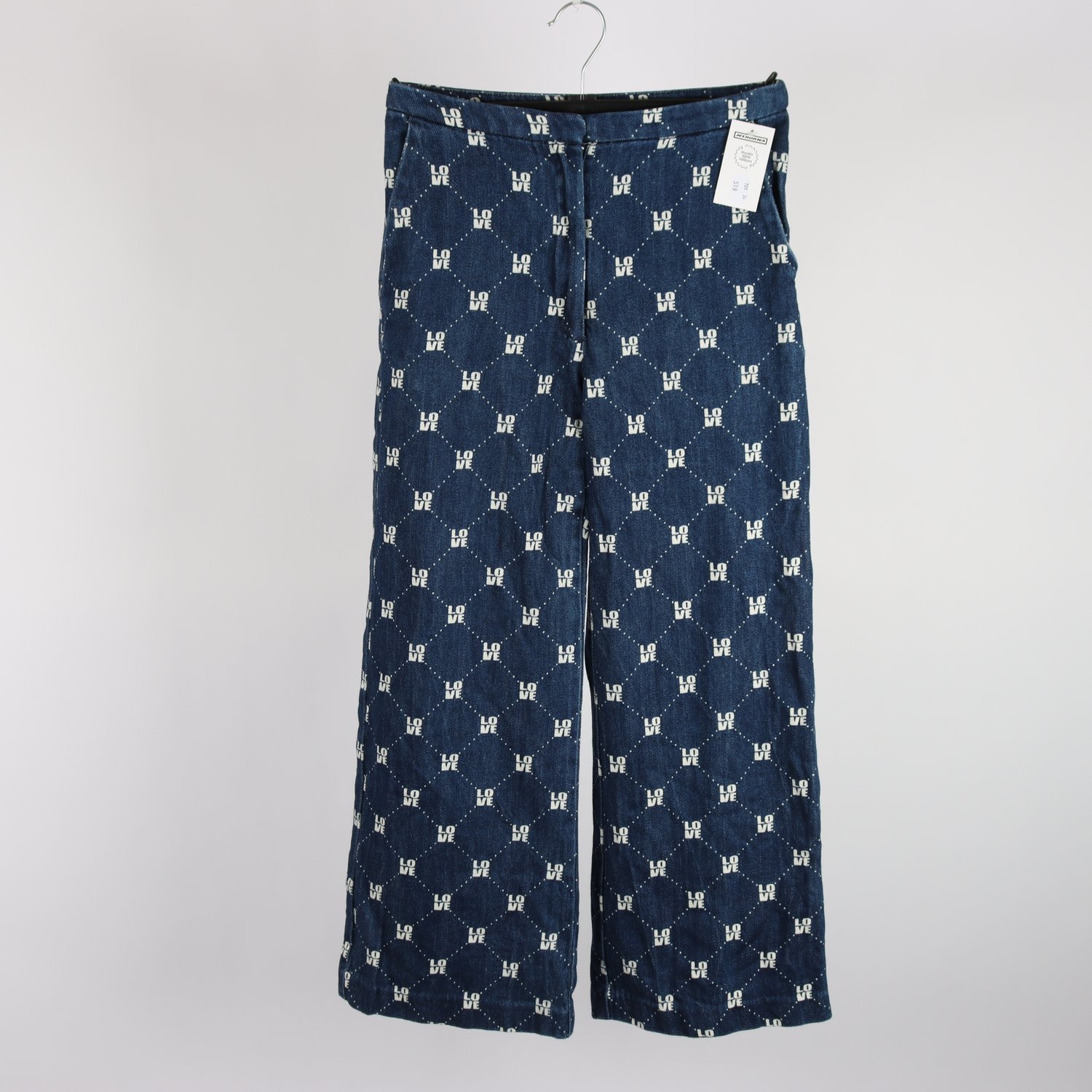 Jeans, H&M, blå, blå, stl. 34.
