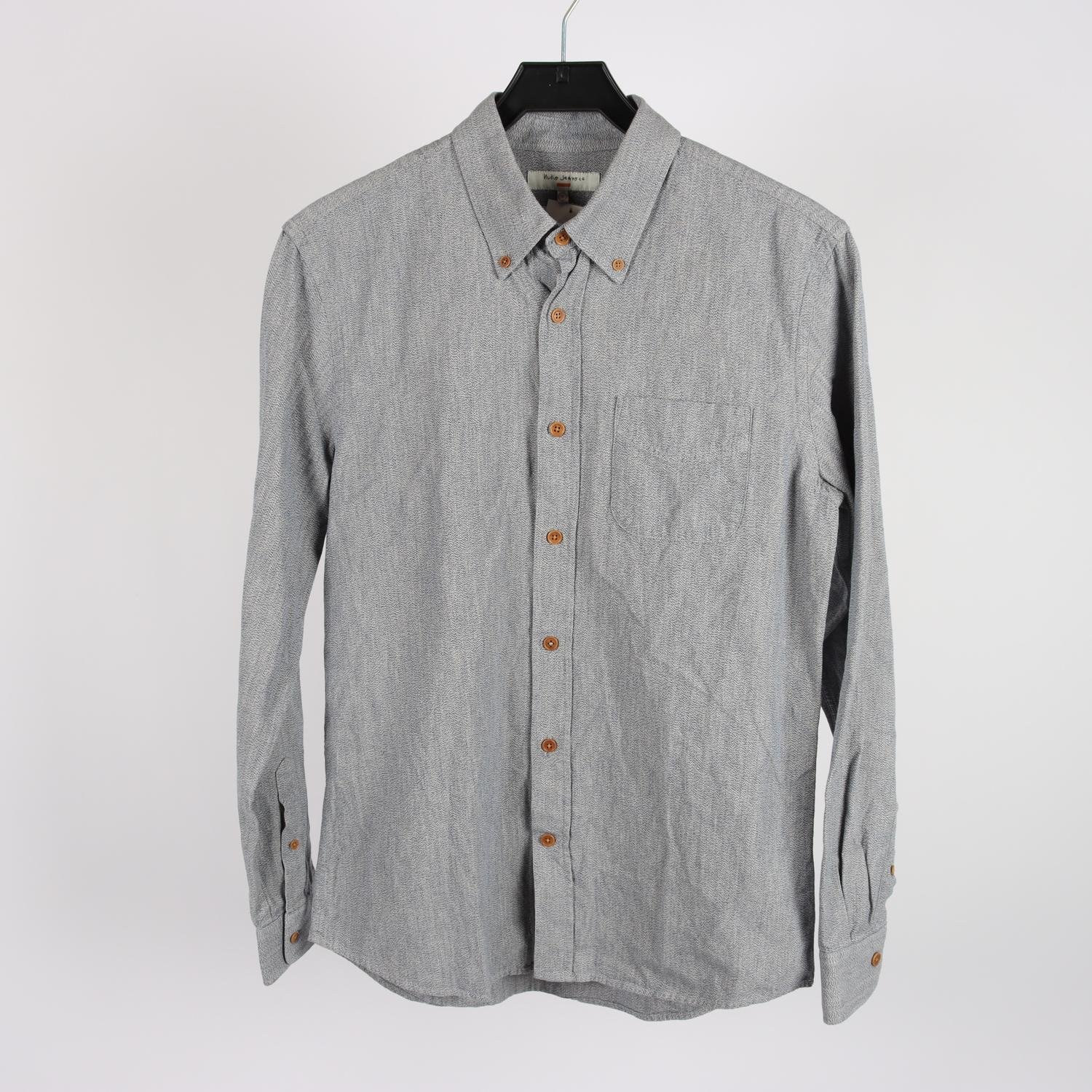 Skjorta, Nudie Jeans Co, mönstrad, stl. S