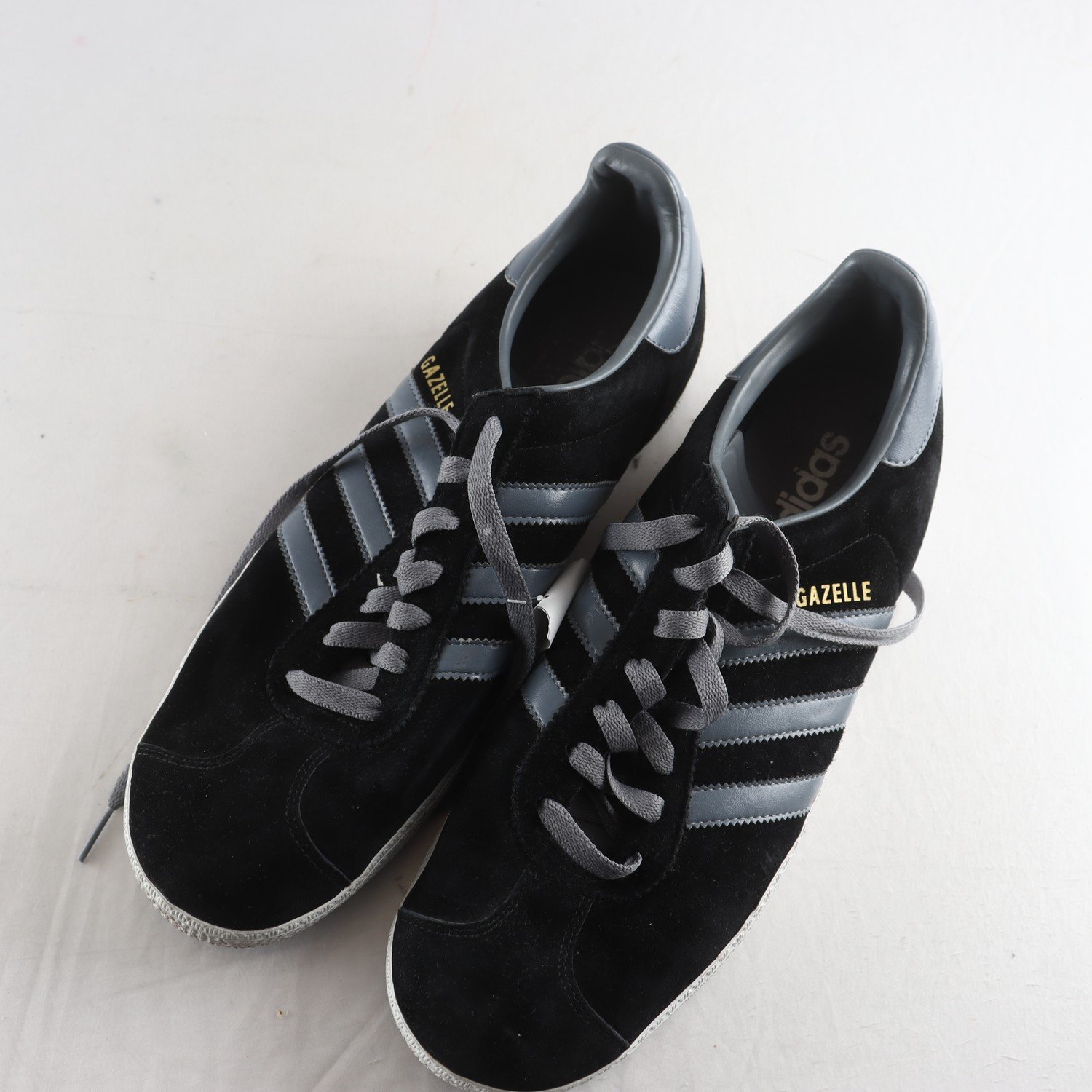 Sneakers, Adidas, Gazelle, svart, blå, stl. UK 11.