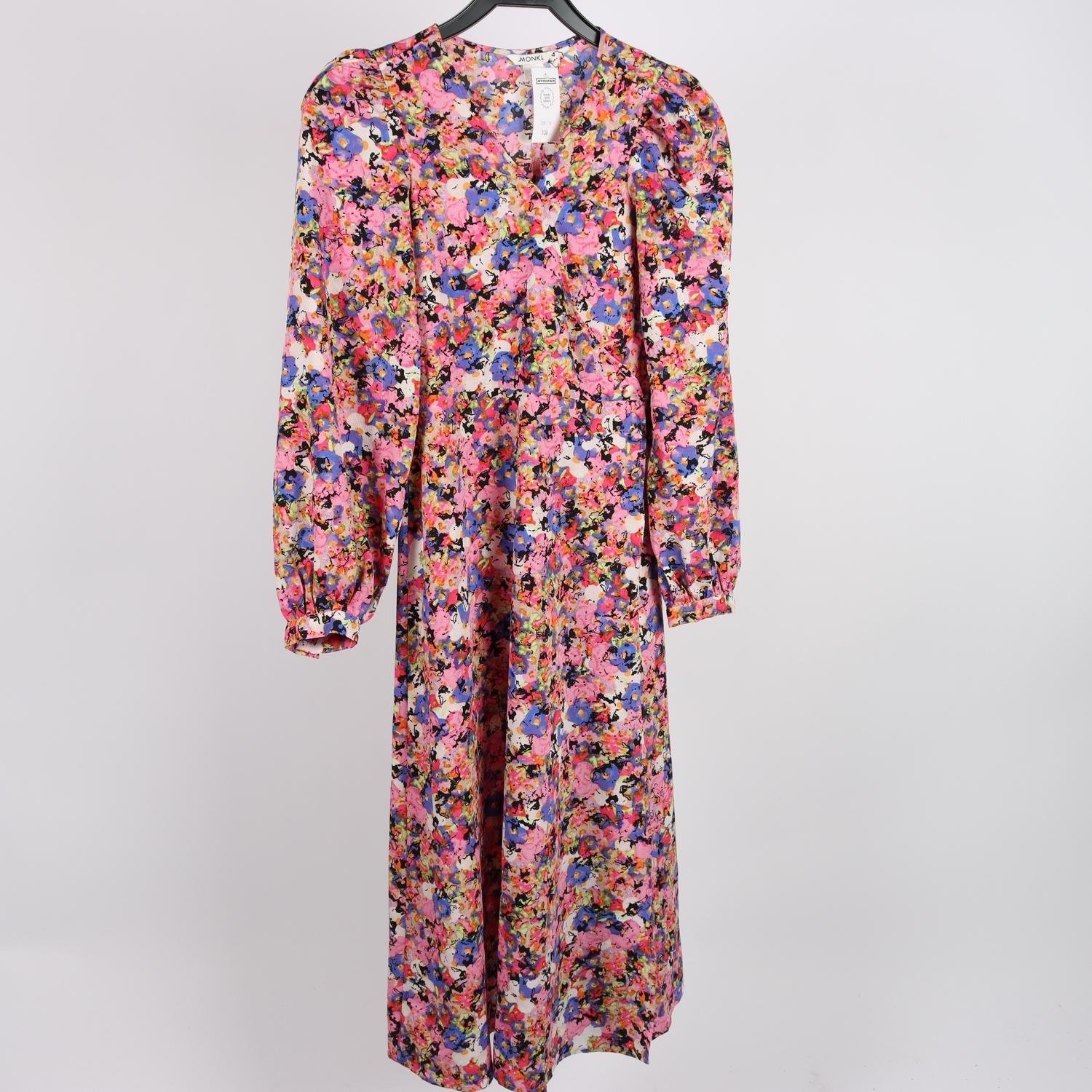 Klänning, Monki, mönstrad, stl. 34
