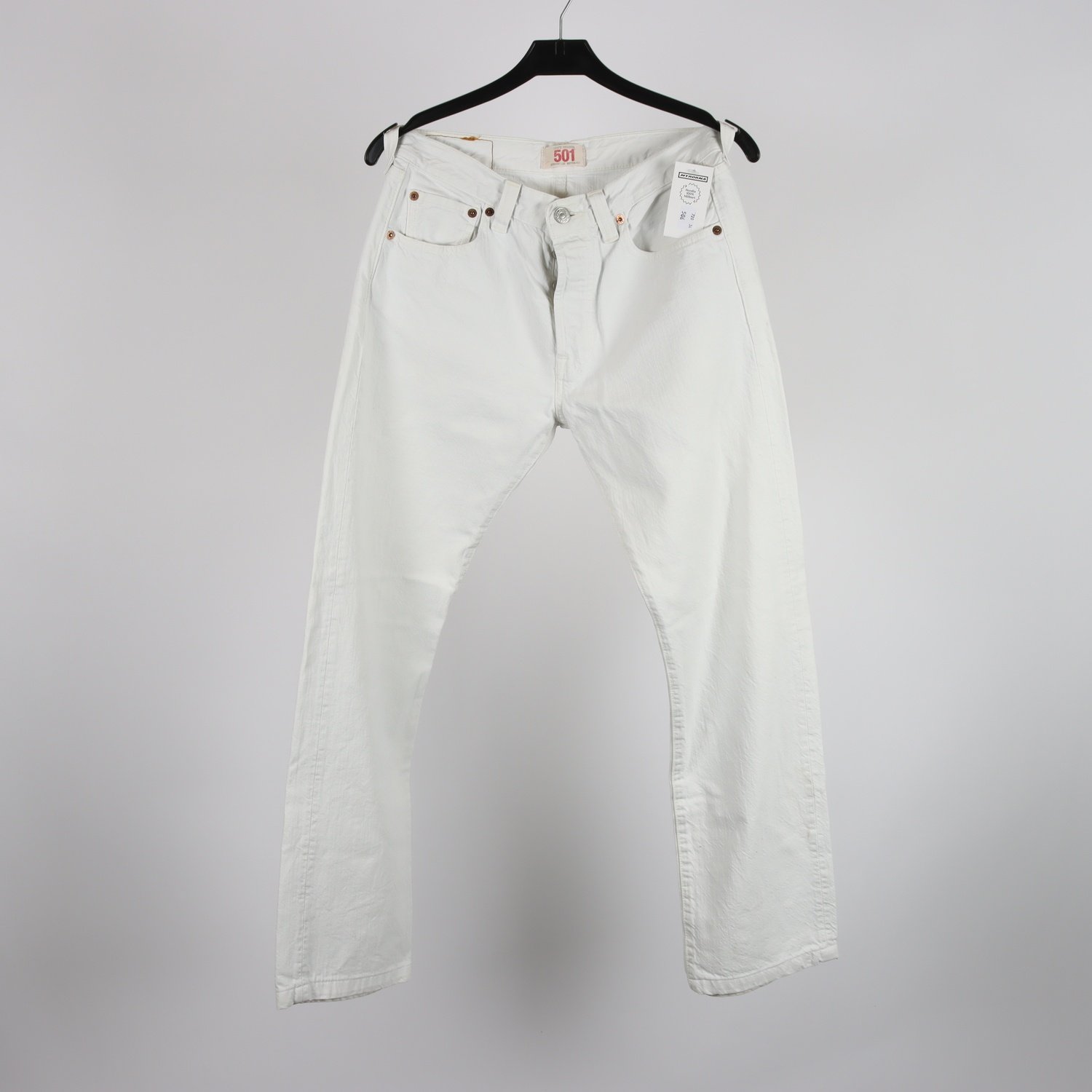 Jeans, Levis, 501, vit, stl. 29/32