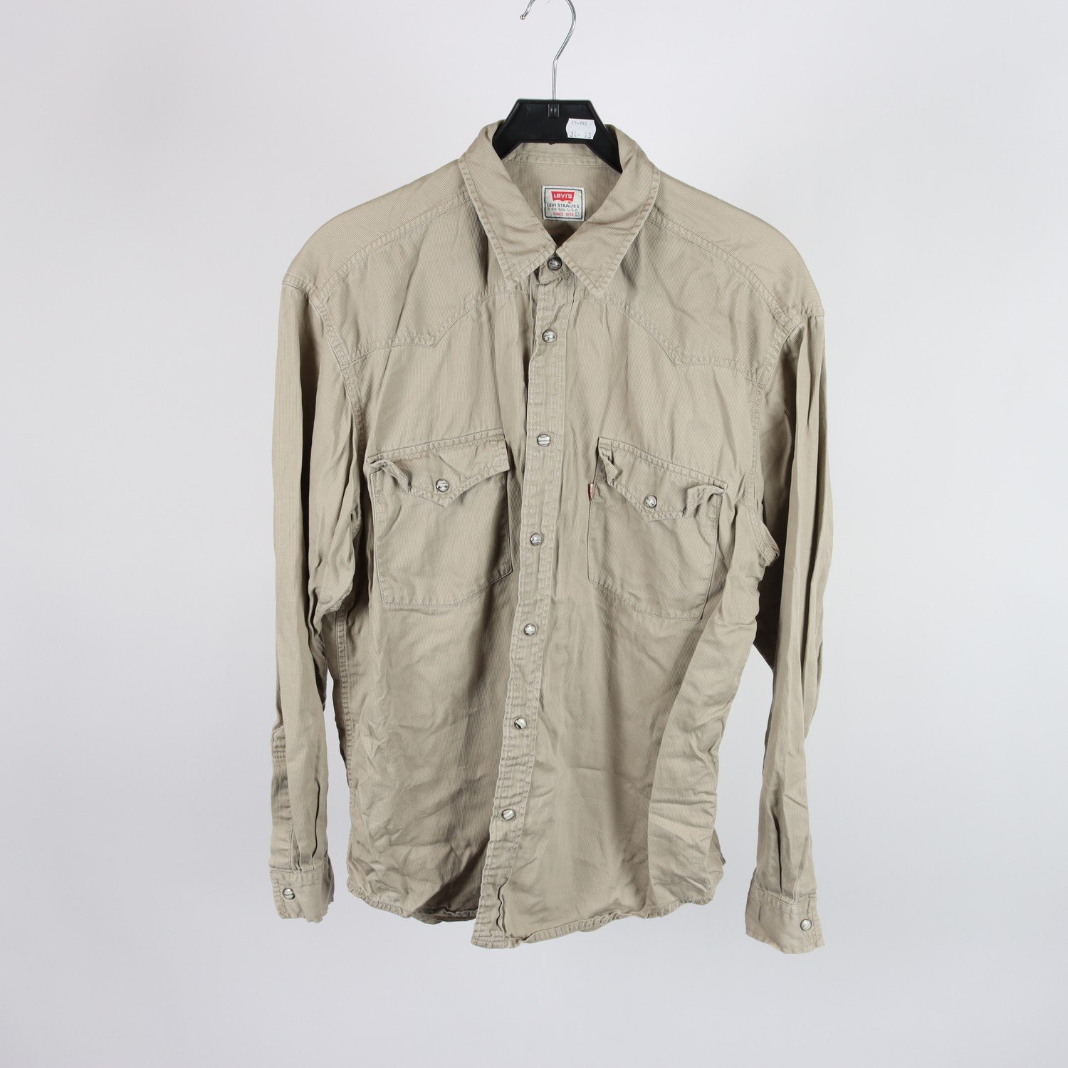 Skjorta, Levis, vintage, western, stl. L