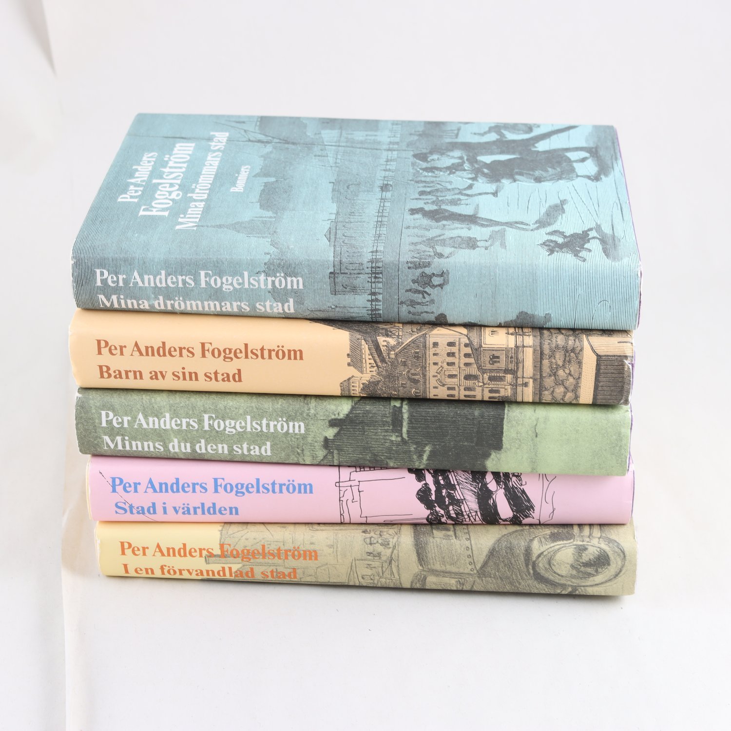 Per Anders Fogelström, Stadserien, Vol. 1-5. Samfraktas ej