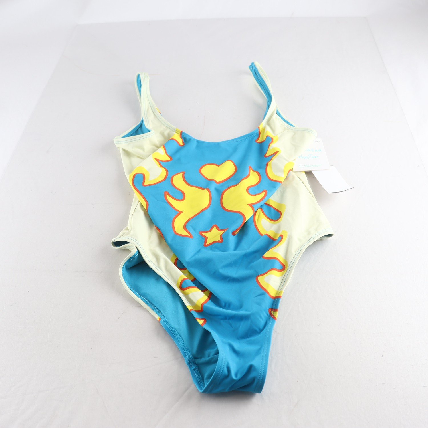 Baddräkt, Happy Socks x Swimwear, blå, stl. M.