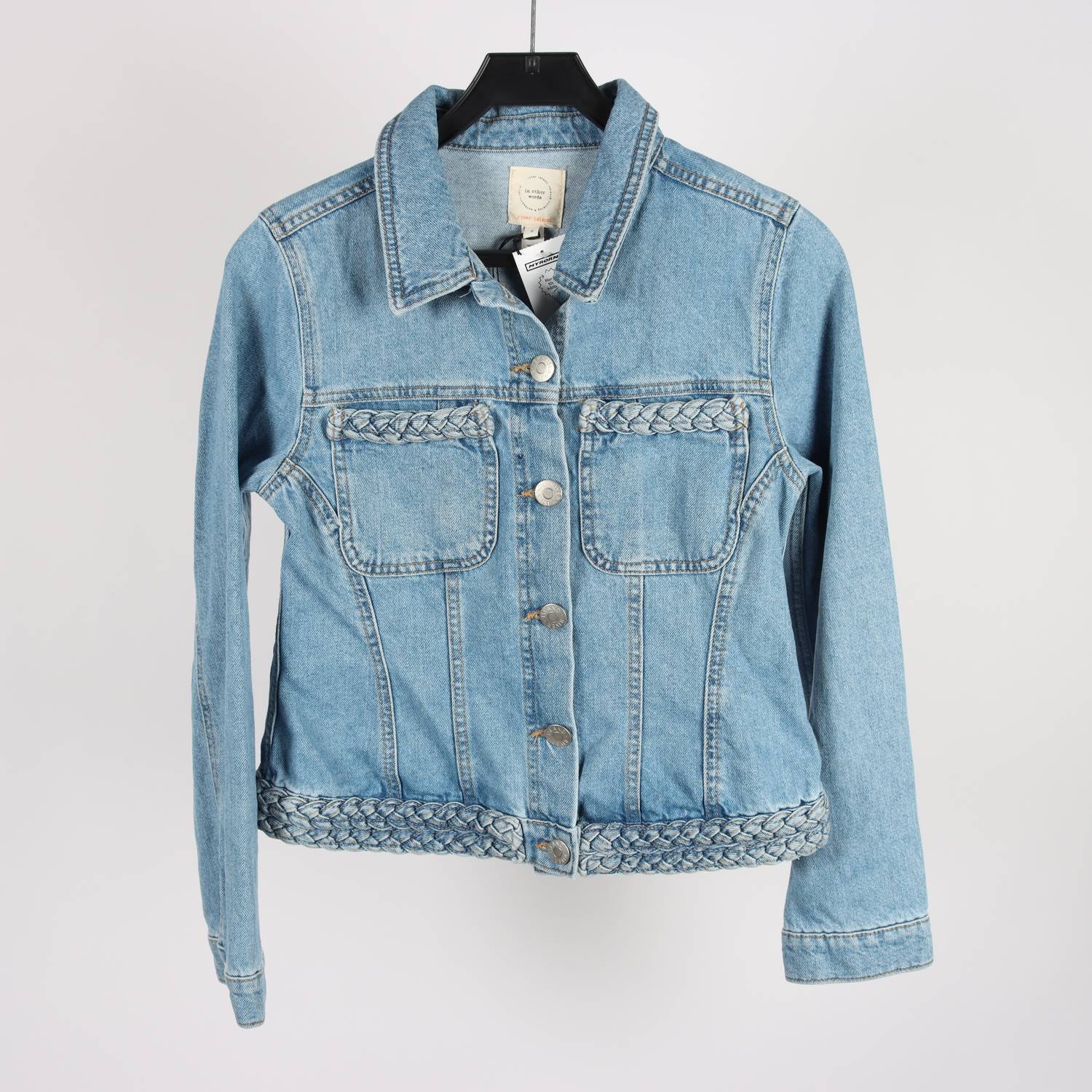 Jeansjacka, River Island, blå, stl. 34