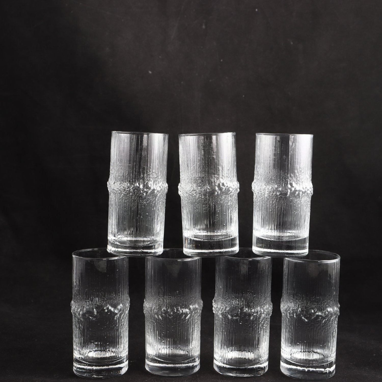 Glas, Niva, Tapio Wirkkala, Iittala, 7 st. Samfraktas ej.