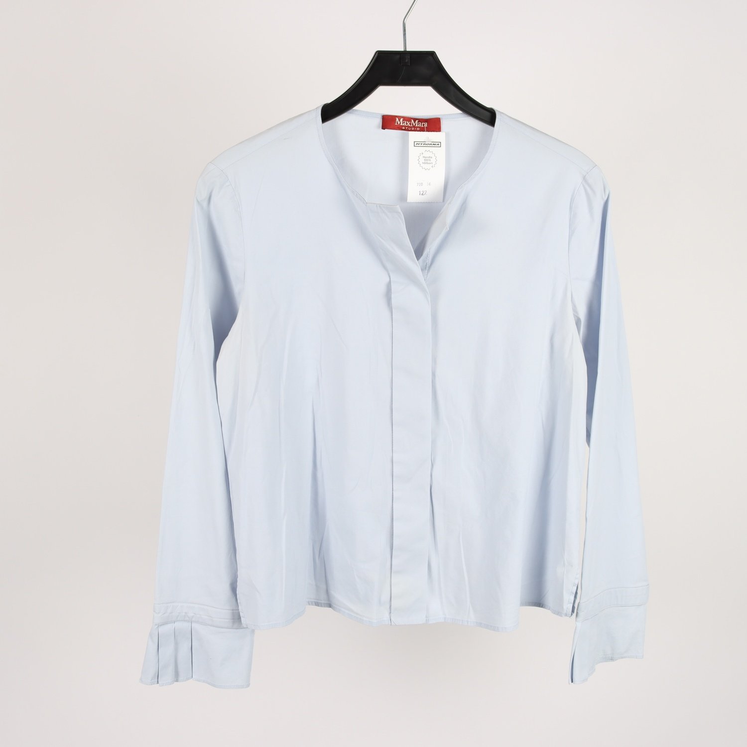 Blus, Max Mara Studio, ljusblå, stl. (L)