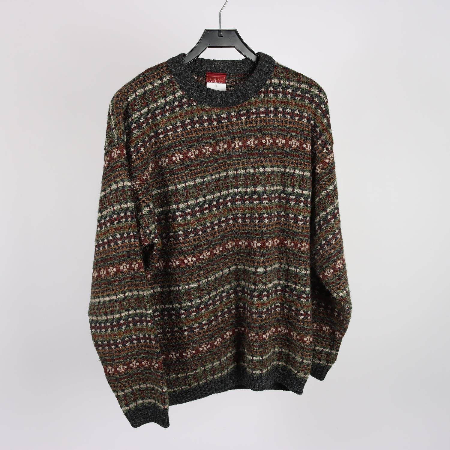 Tröja, Burton Menswear, mönstrad, stl. L
