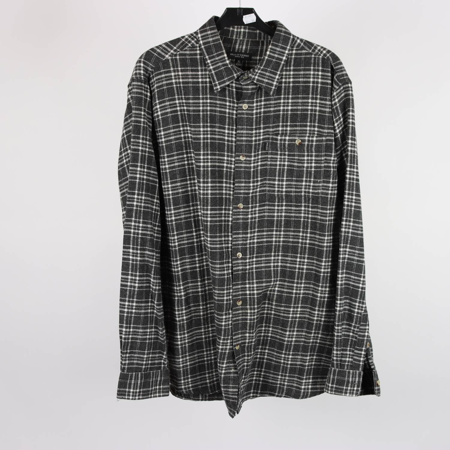 Skjorta, Erla of Sweden, flanell, stl. XL