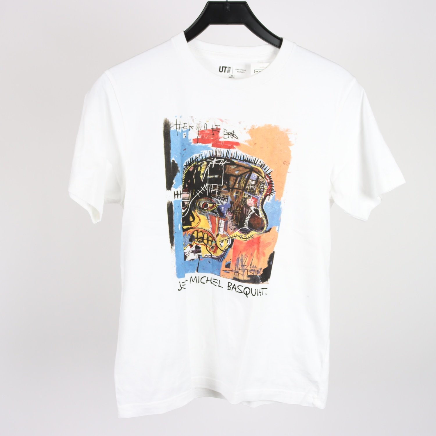 T-shirt, Uniqlo Jean-Michel Basquiat, vit, stl. XS
