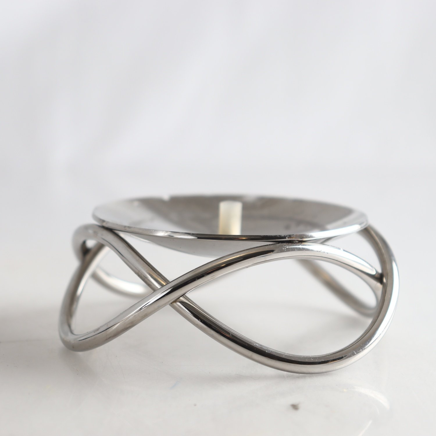 Ljushållare, stål, Glow, Georg Jensen, Danmark