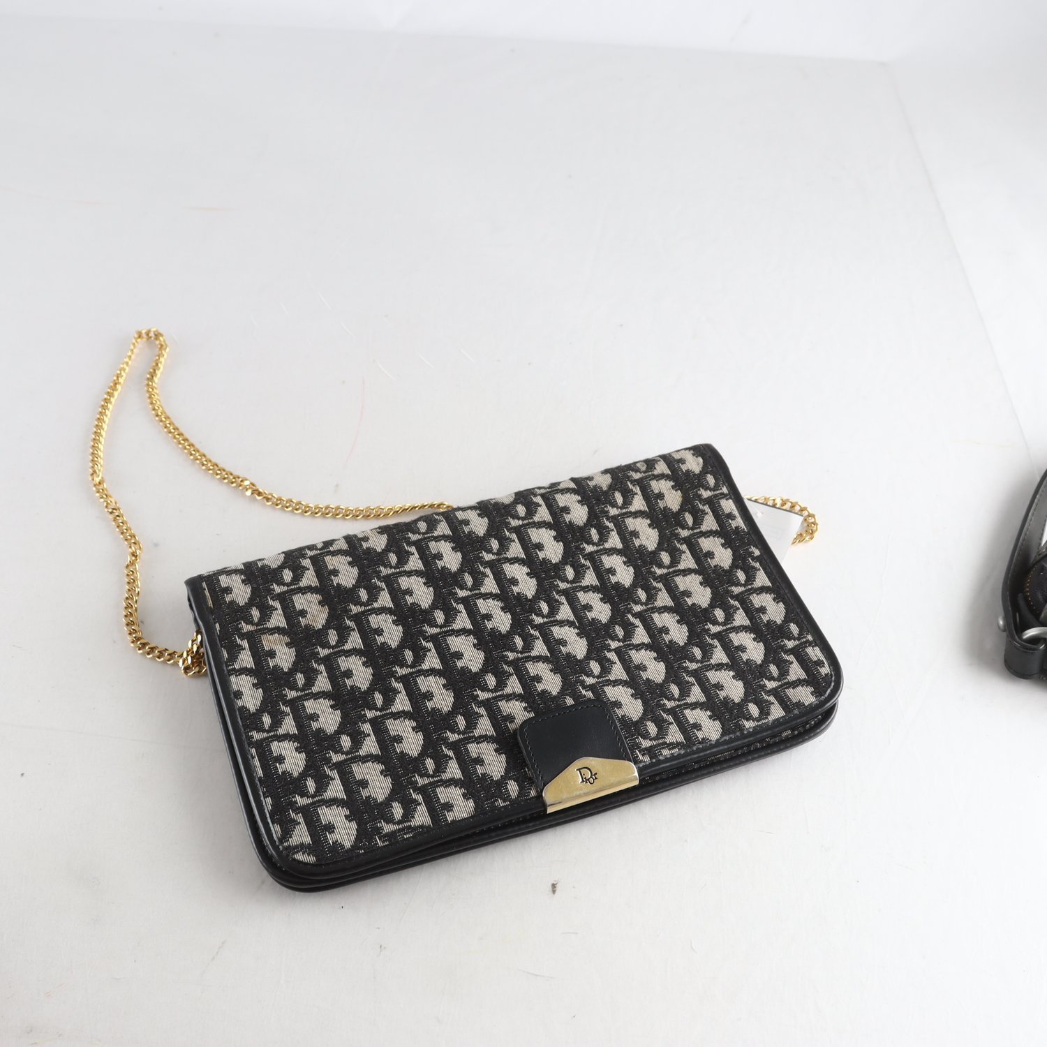 Kuvertväska, Christian Dior, Made in France, monogram canvas, mönstrad